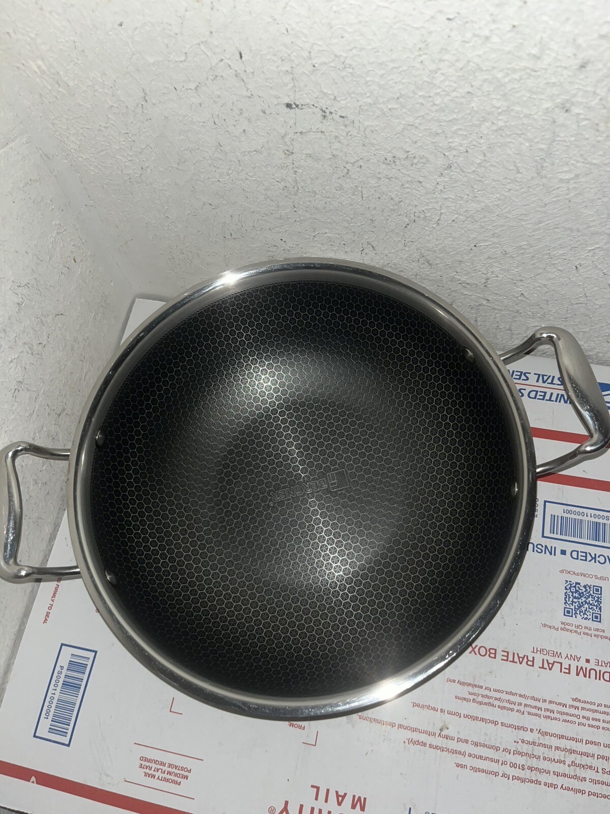 BERGNER Hitech Triply Stainless Steel Non Stick Prism 11-3/4” No Lid