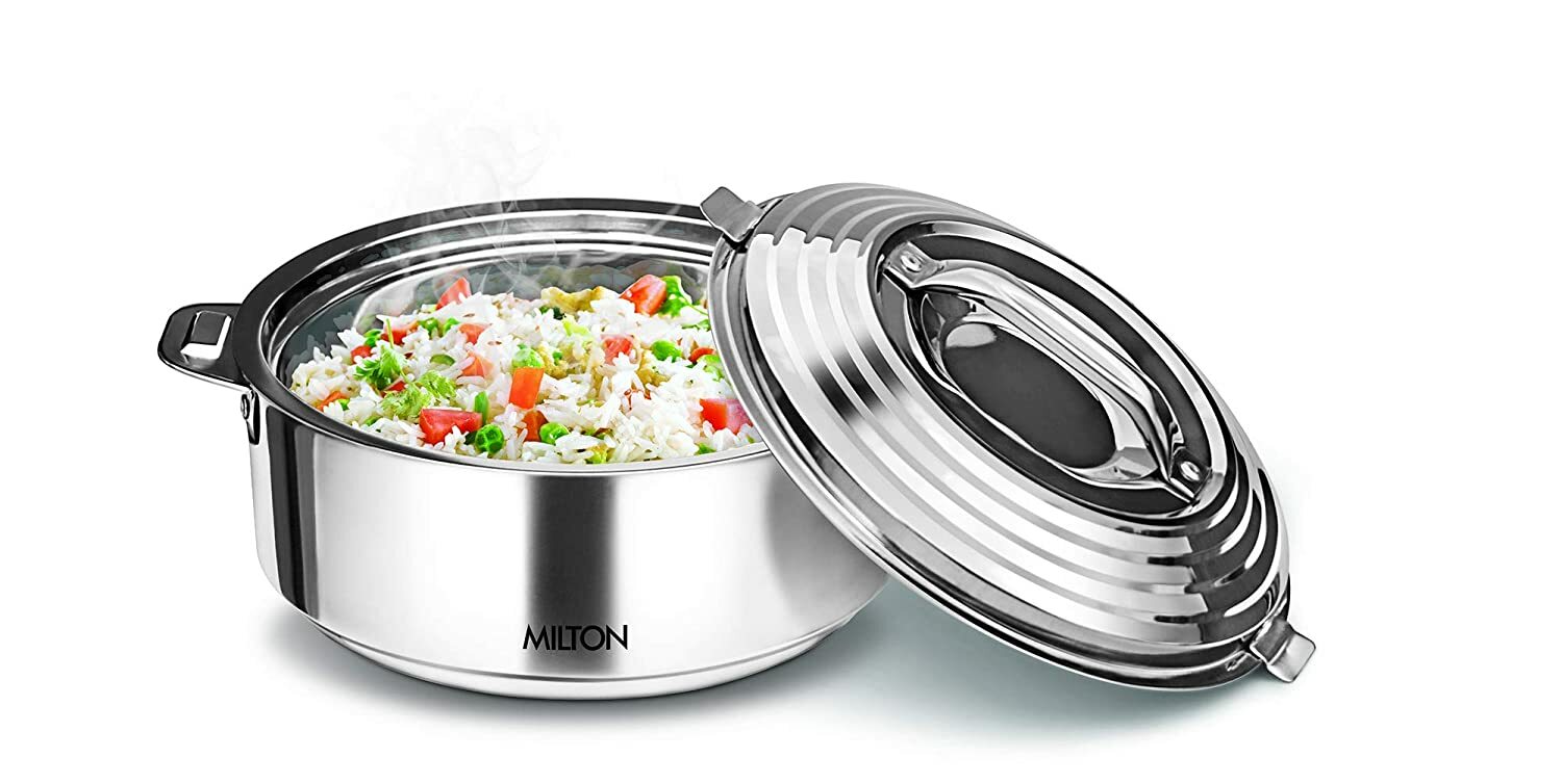 Milton Galaxia Stainless Steel Silver 1 Pc Casserole, 2500 ml