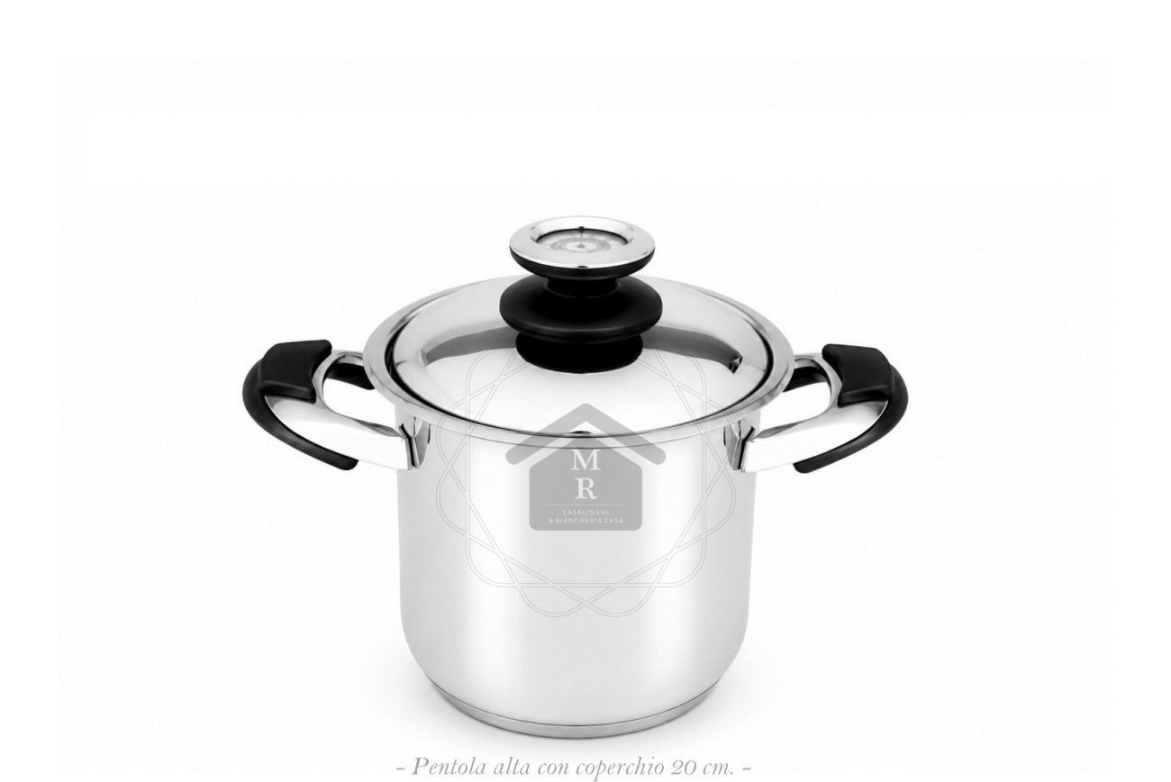 35 Piece MSBavaria 18/10 Stainless Steel Induction Cookware Battery Made in Italy
