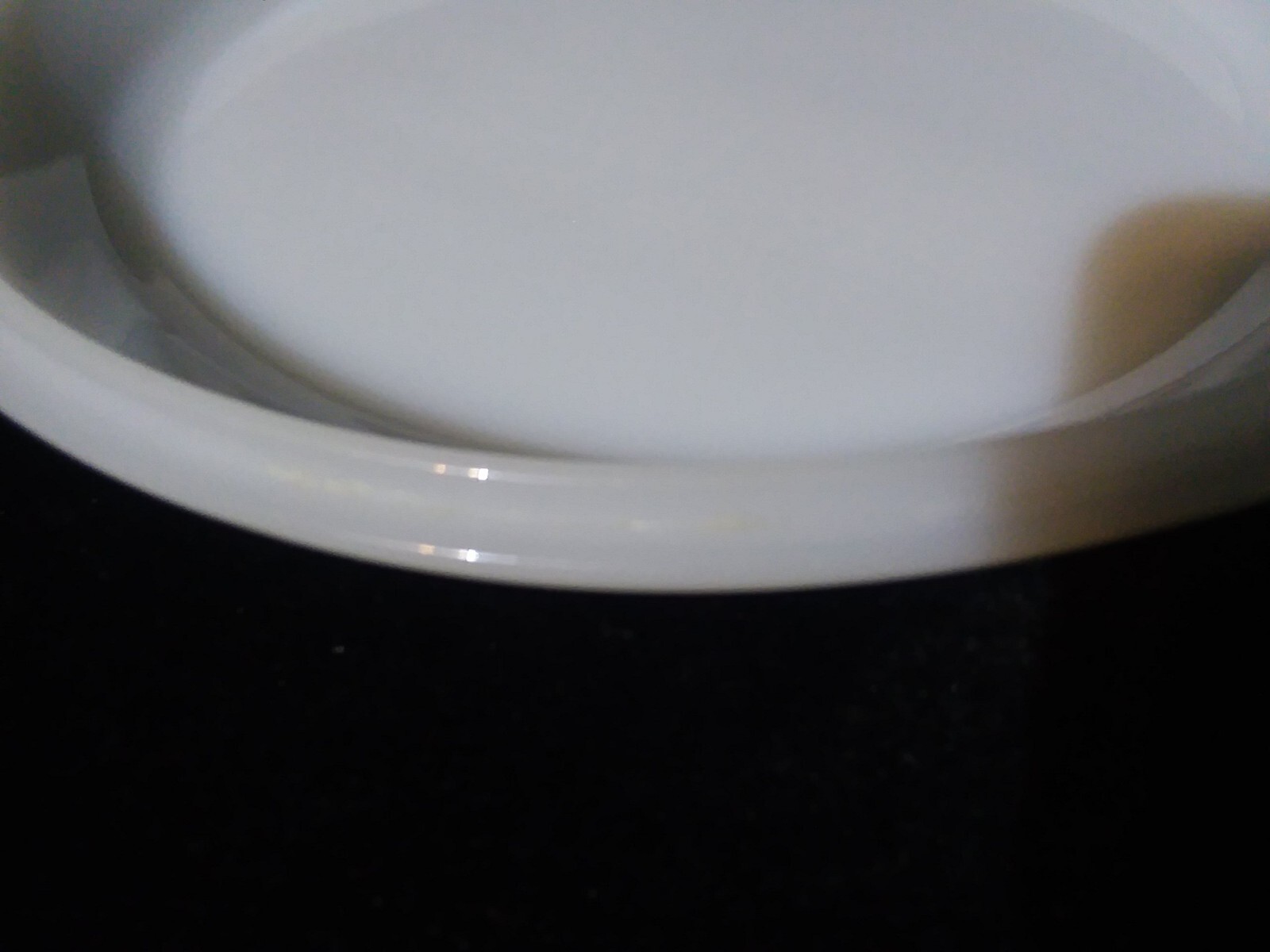 Arcopal French Milk Glass Lid Only 7.5″ Large Round Casserole Side Handles RARE!