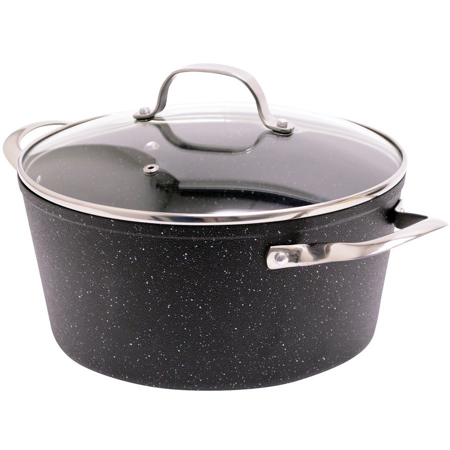 Starfrit 060317-004-0000 The Rock 6-quart Stockpot/casserole With Glass Lid