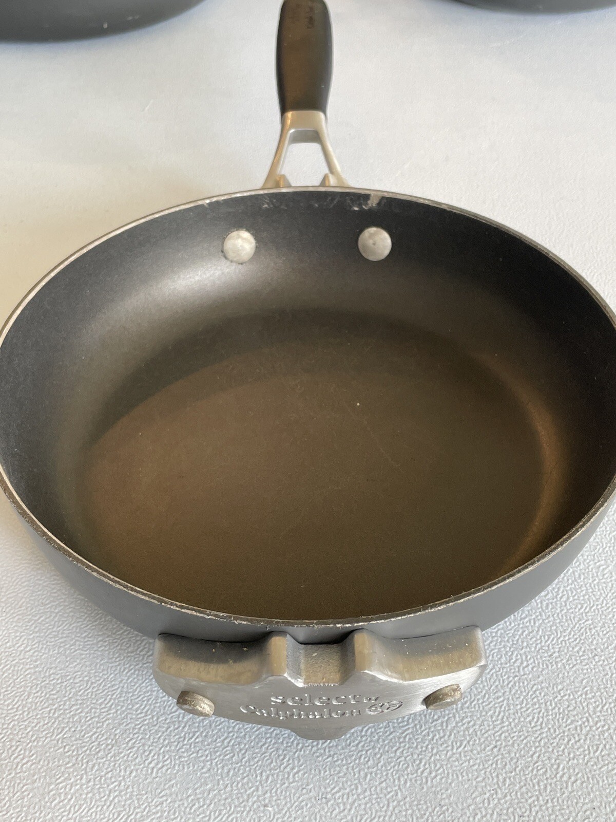 Select by Calphalon Nonstick Frying Skillet Pan 8 inch, 2.5 Qt Pot & 1 Lid Black