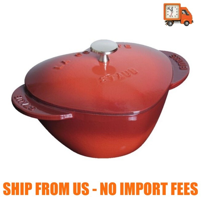 1.75 qt, Heart, Dutch Oven, Cherry