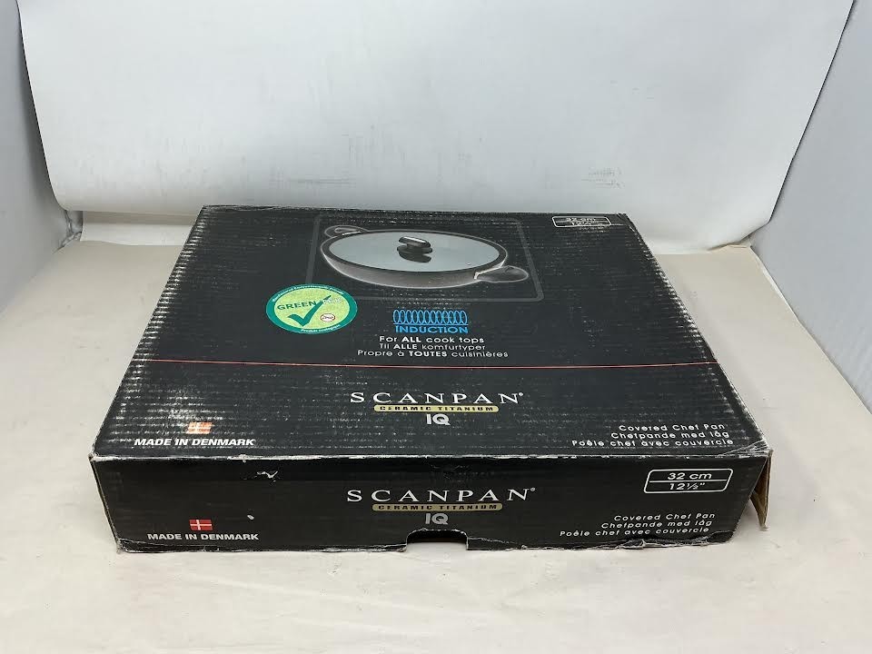 Scanpan IQ 12-1/2-Inch Covered Chef Pan