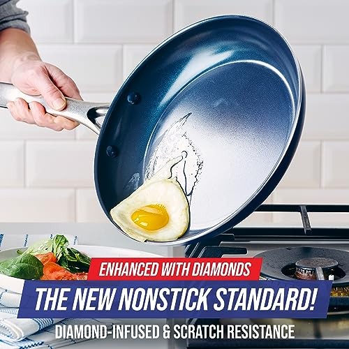 Utensilios De Cocina Sarten Antiadherente De Ceramica Con Infusion De Diamante