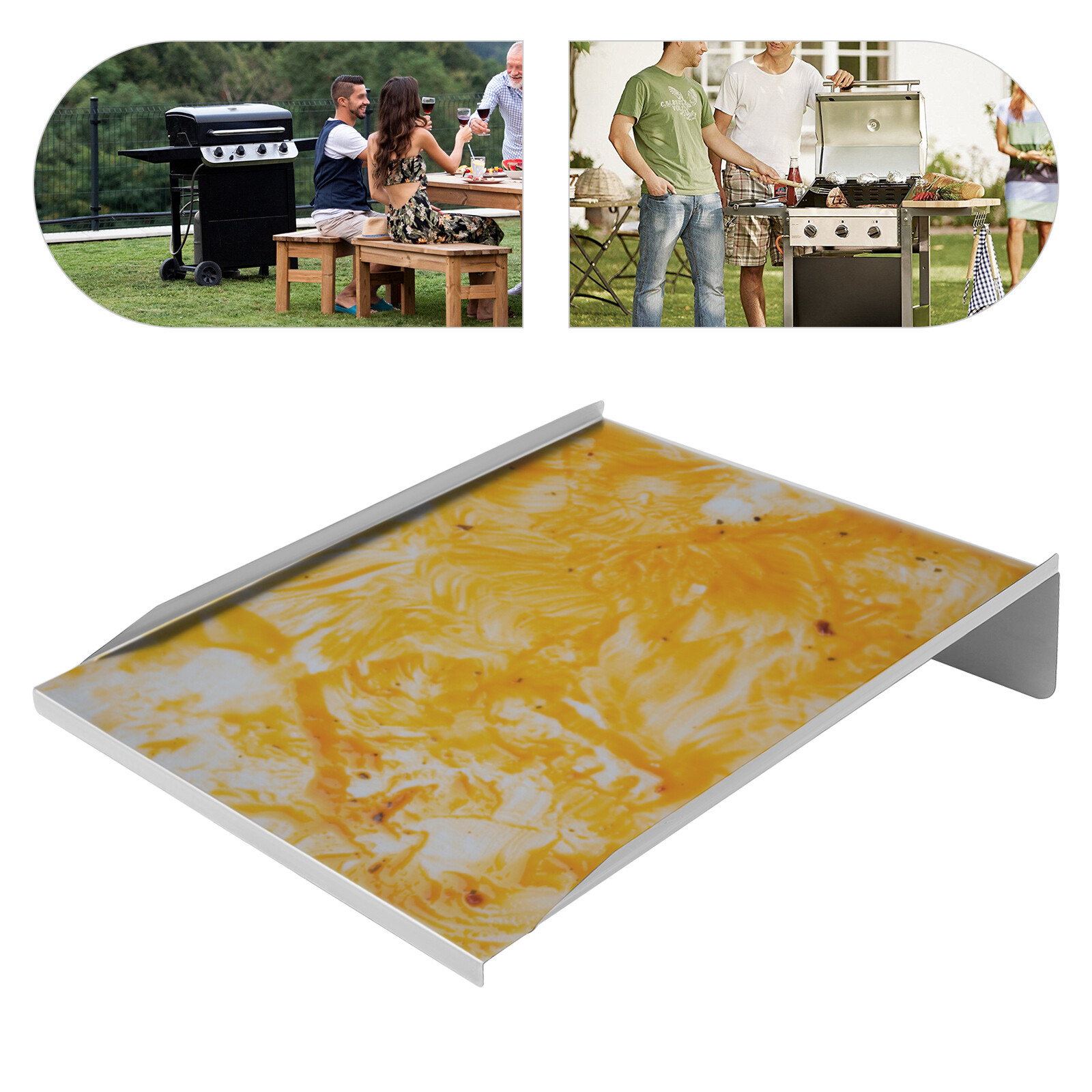Drip Tray Chemical Resistant Oil Fuel Spill Containment Drain Pan Fridge Trays