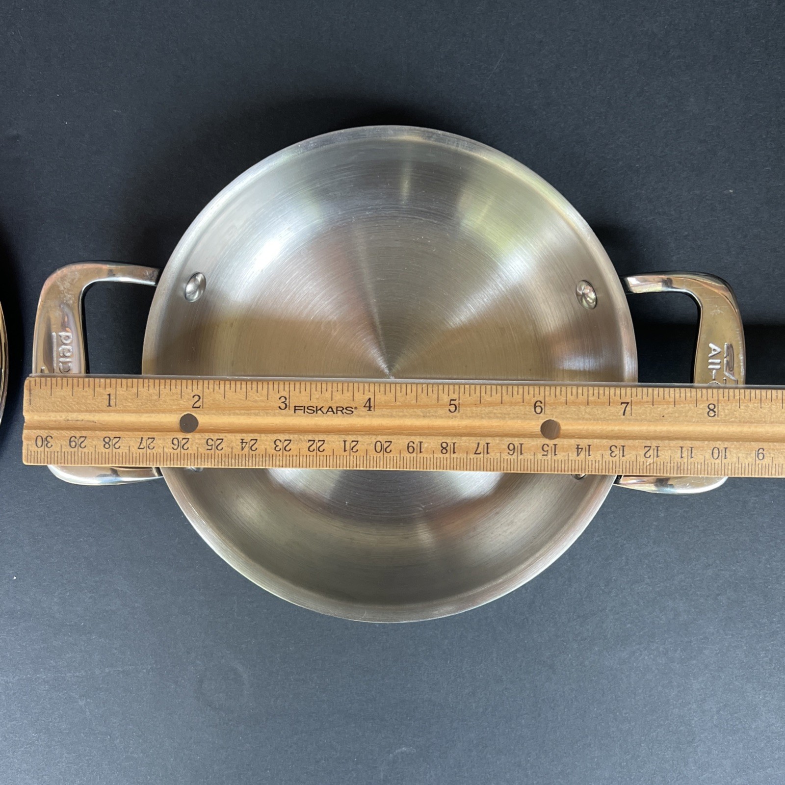 All-Clad 6” Mini Gratin Pan x2 Double Handle Stainless Steel Oven Broiler Safe