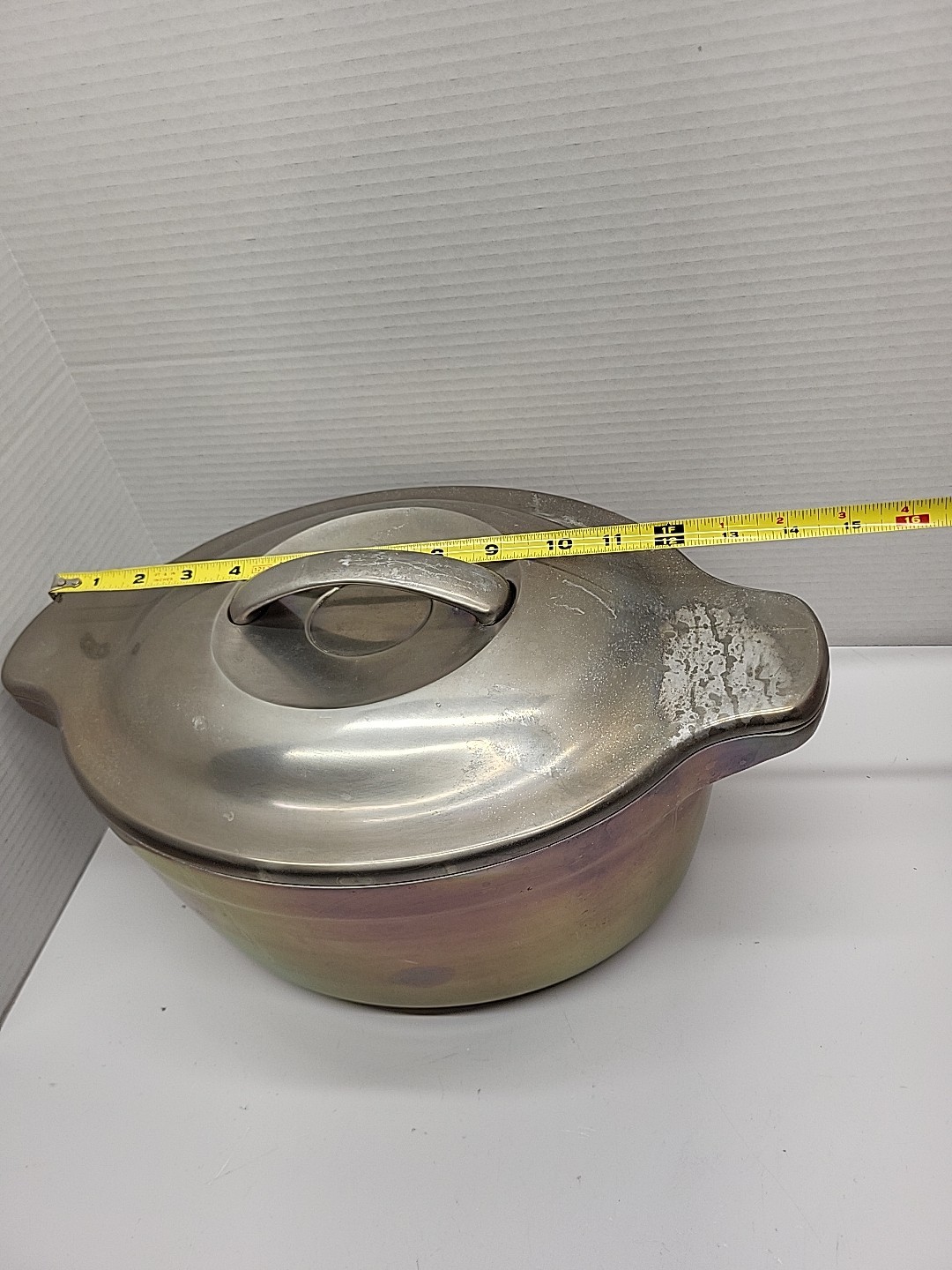 Technique Cast Aluminum 6 1/2 qt Dutch Oven Stovetop Smoker Roaster Inserts Lid