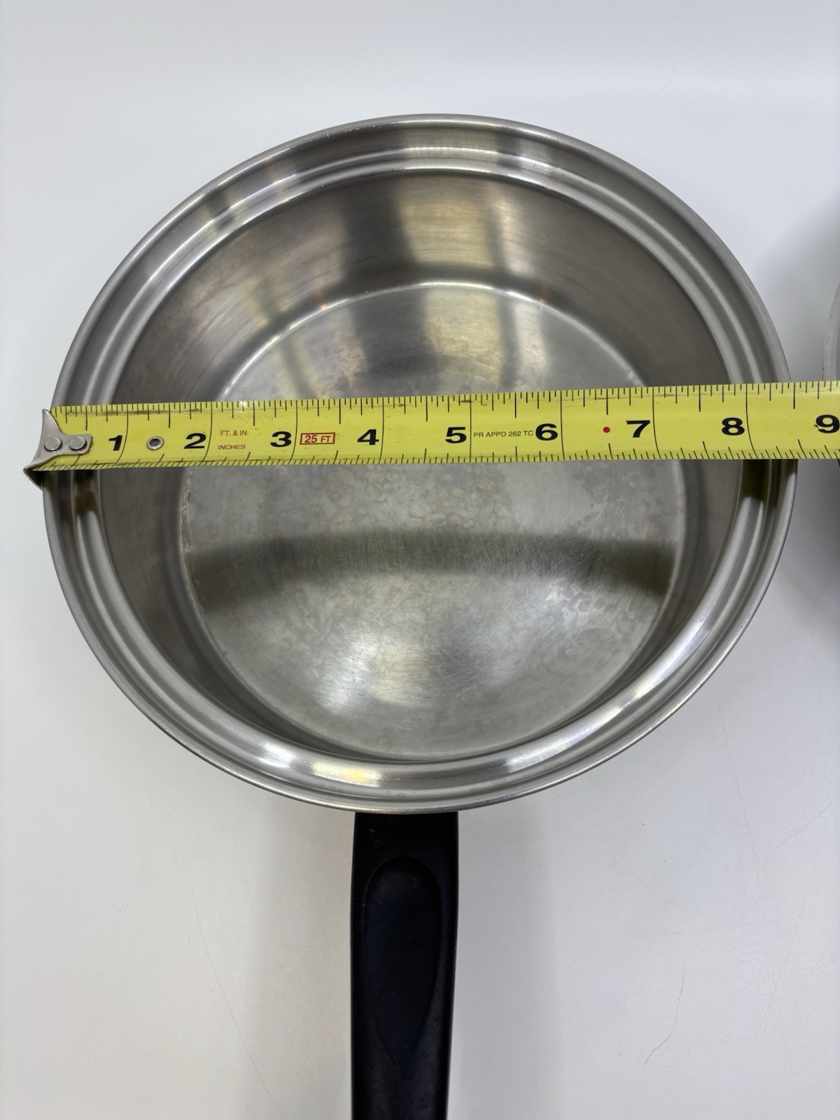 Lustre Craft Saucepan 3 Ply Multi Core 2 Quart w/ Lid USA Made