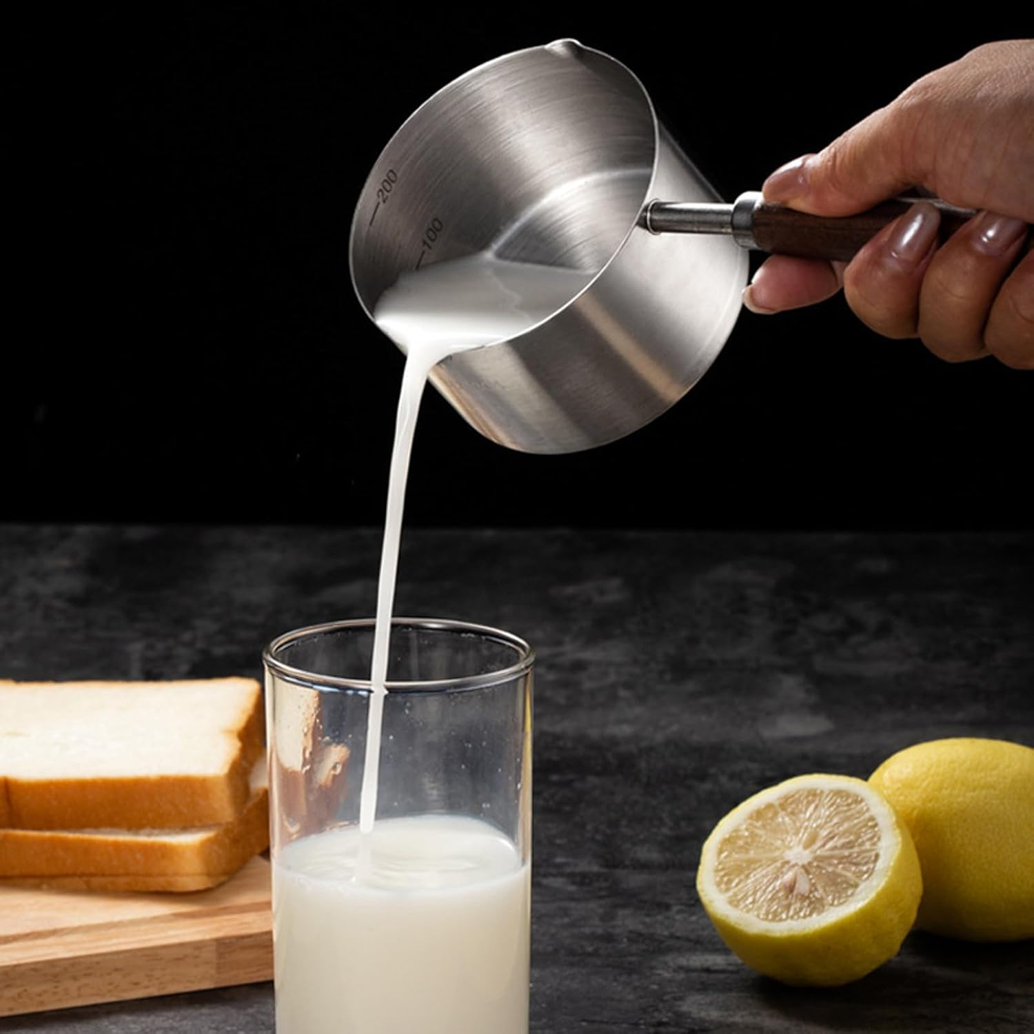 Stainless Steel Mini Saucepan Cooking Pot Chocolate Melting Pot Milk Warmer