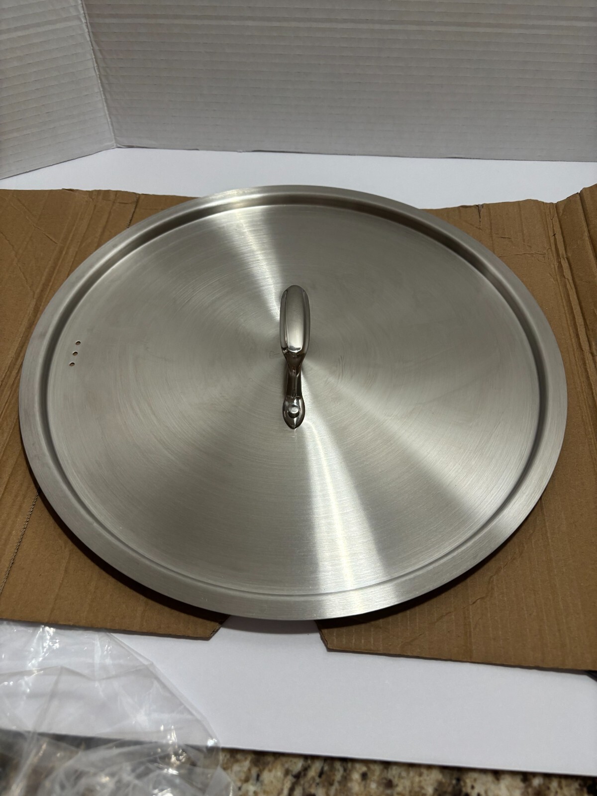 Nutrichef Lid for 20 Quart Stockpot – Stainless Steel Lid, Works w/ NCSPT24Q New