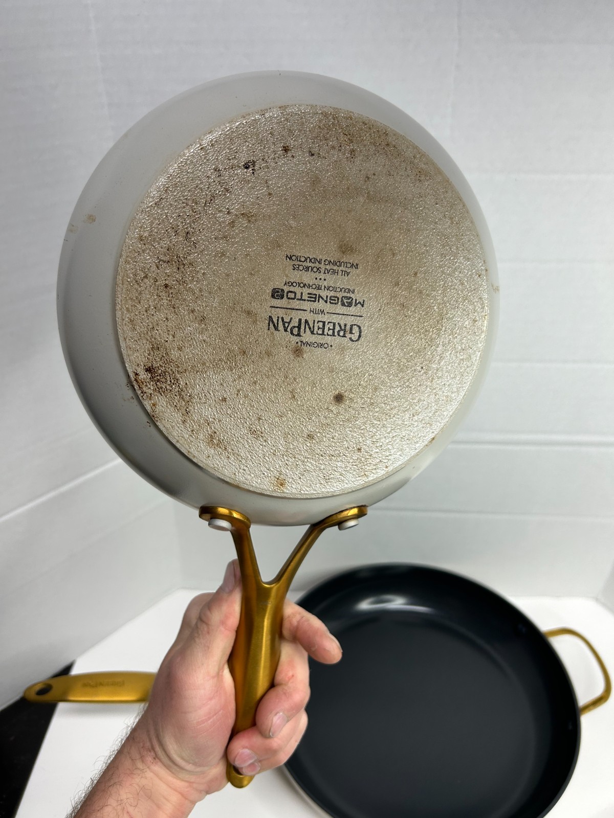 GreenPan 3-pc Jewel Pro Magneto 2 Ceramic Non-Stick Skillets (8, 10, 12″ Pans)