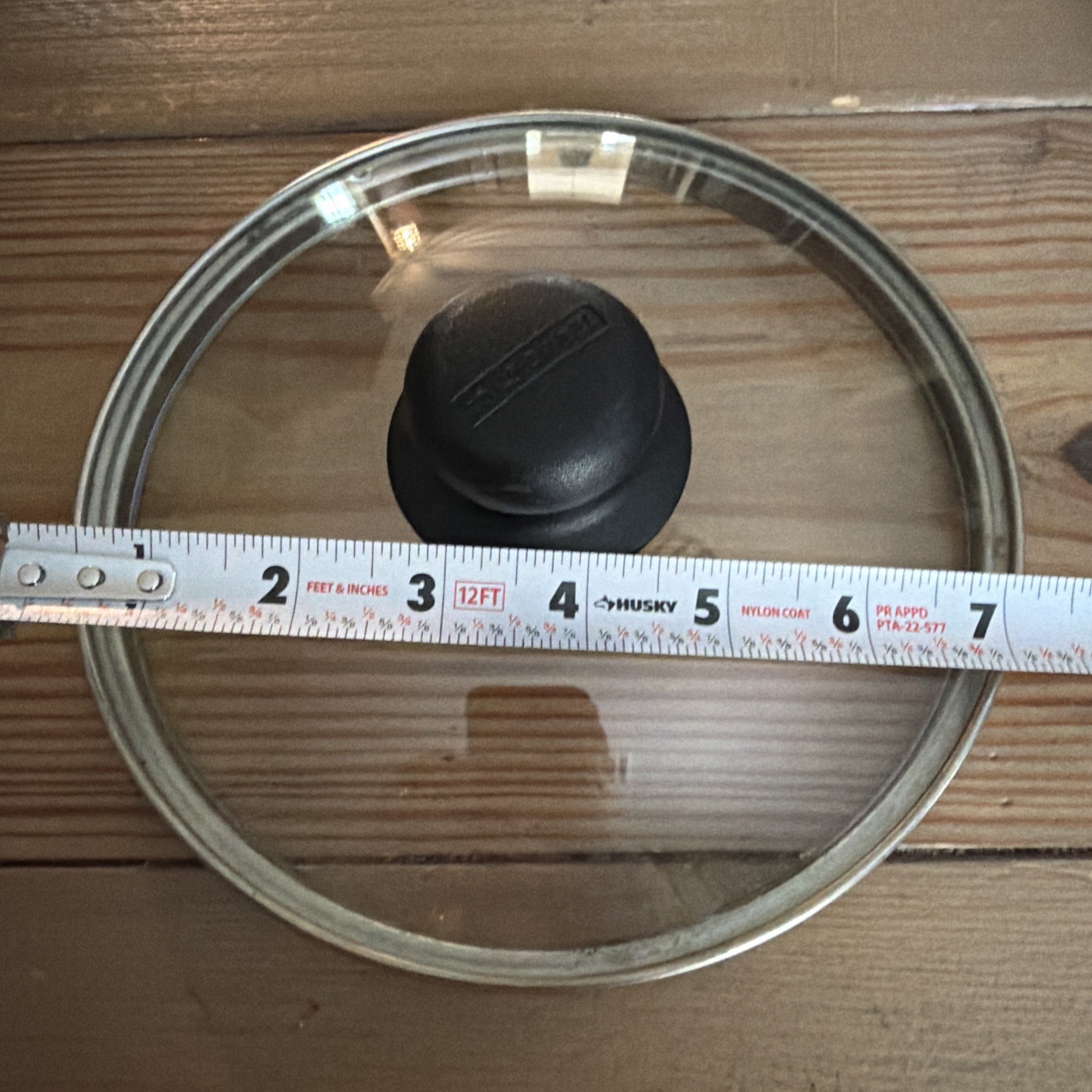 Tramontina Glass Lid for Pan Pot with Inside Diameter 7″ Lid Only