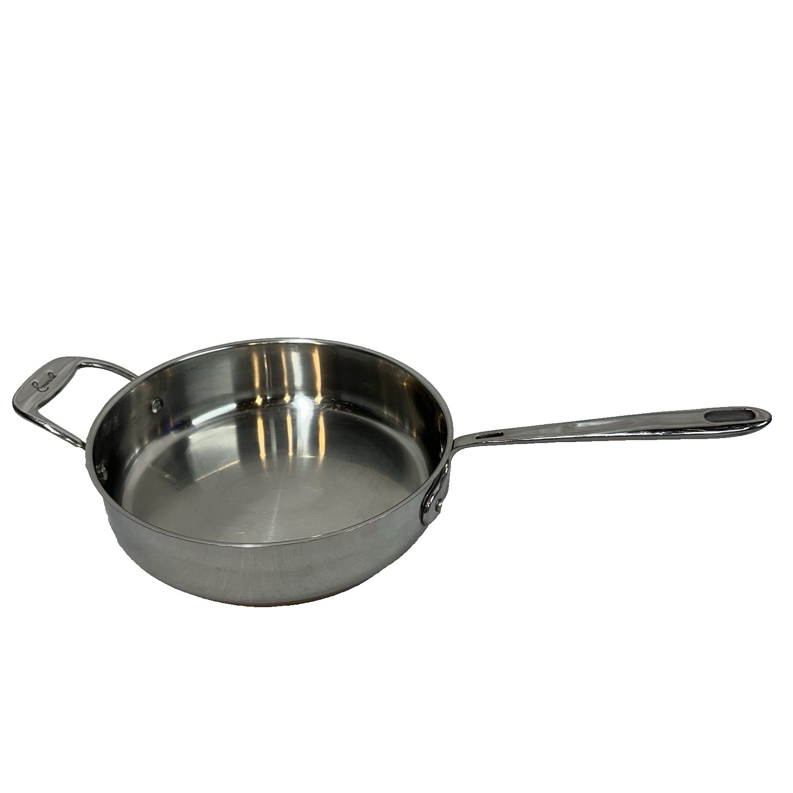 Emeril Stainless Steel Copper Core 10″ 3 QT Saute Pan Skillet Frying Pan NO LID