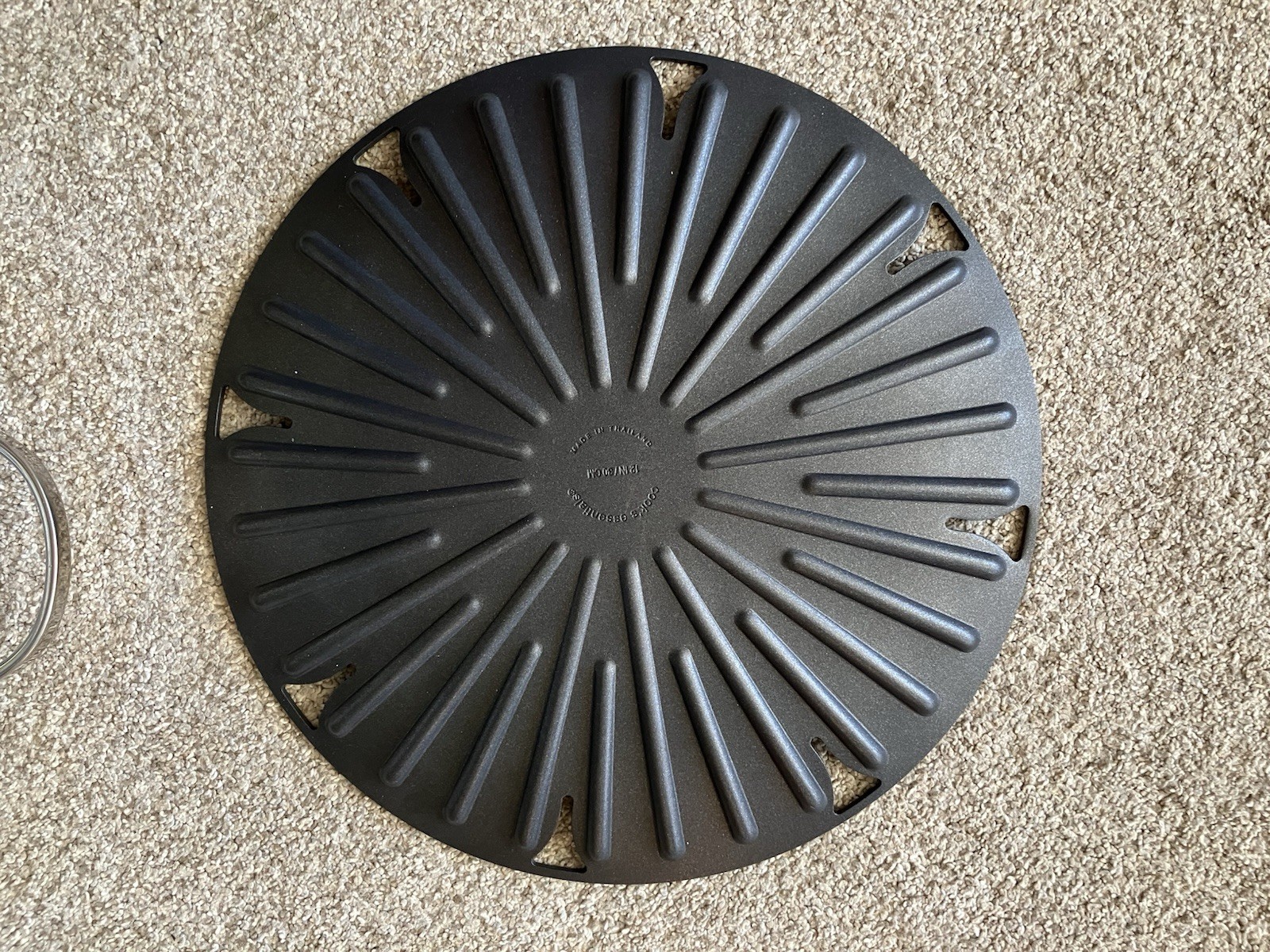 Korean Bbq Grill Pan Stainless Steel Barbecue Stove Portable Round Grill Camping
