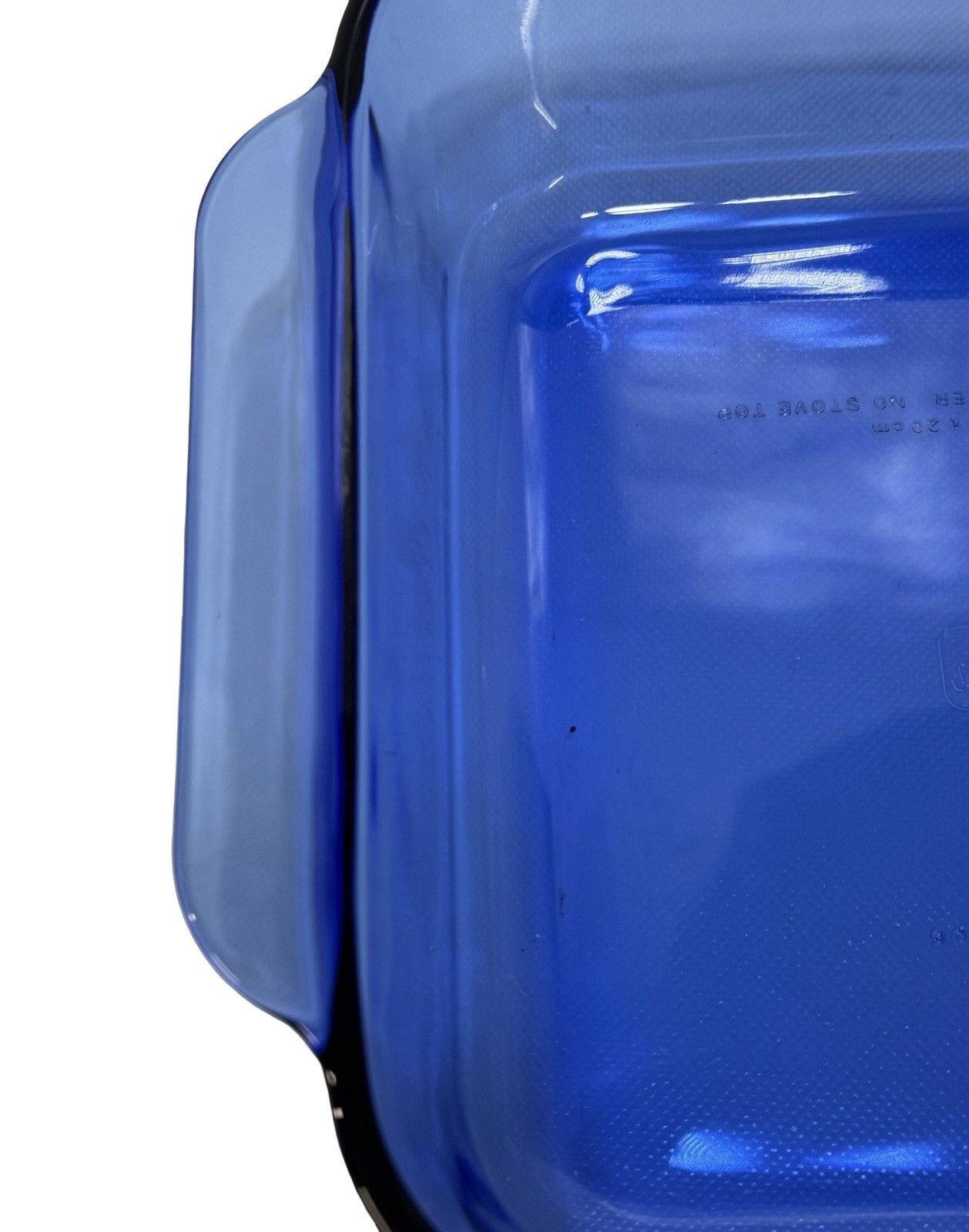 Pyrex Cobalt Blue 2 Qt Square Baking Dish 222-R 8×8 Vintage Glass Oven USA