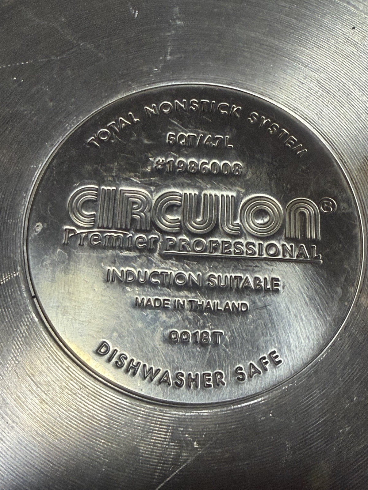 Circulon Premier Professional 5qt/4.7L 3” Tall Frying Pan & Glass Lid 2 Handles
