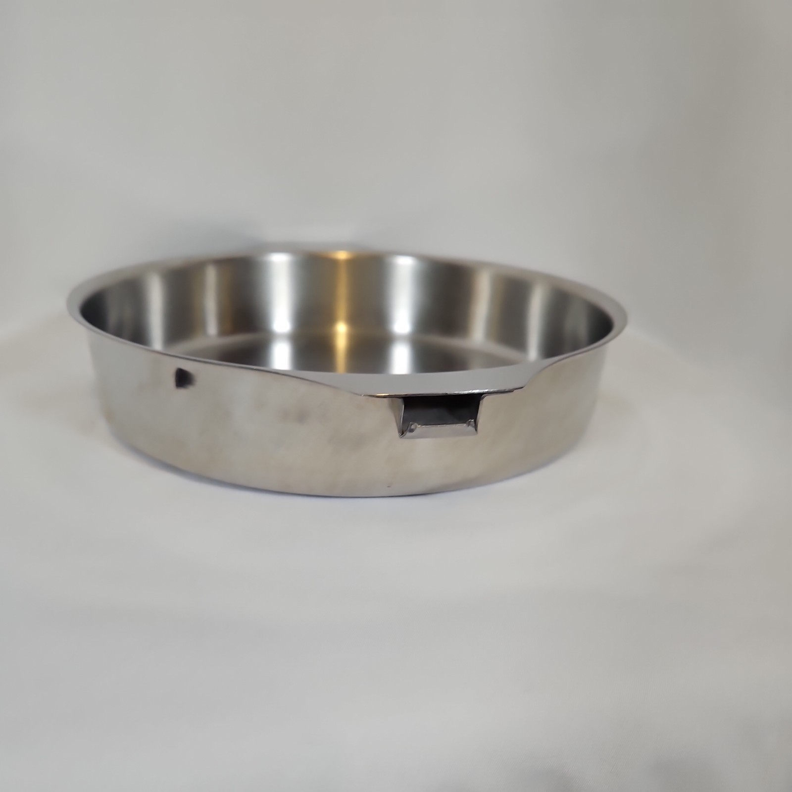 7 pc Letang & Remy Stainless Steel Cookware France Skillet & 3 pans w/3 lids