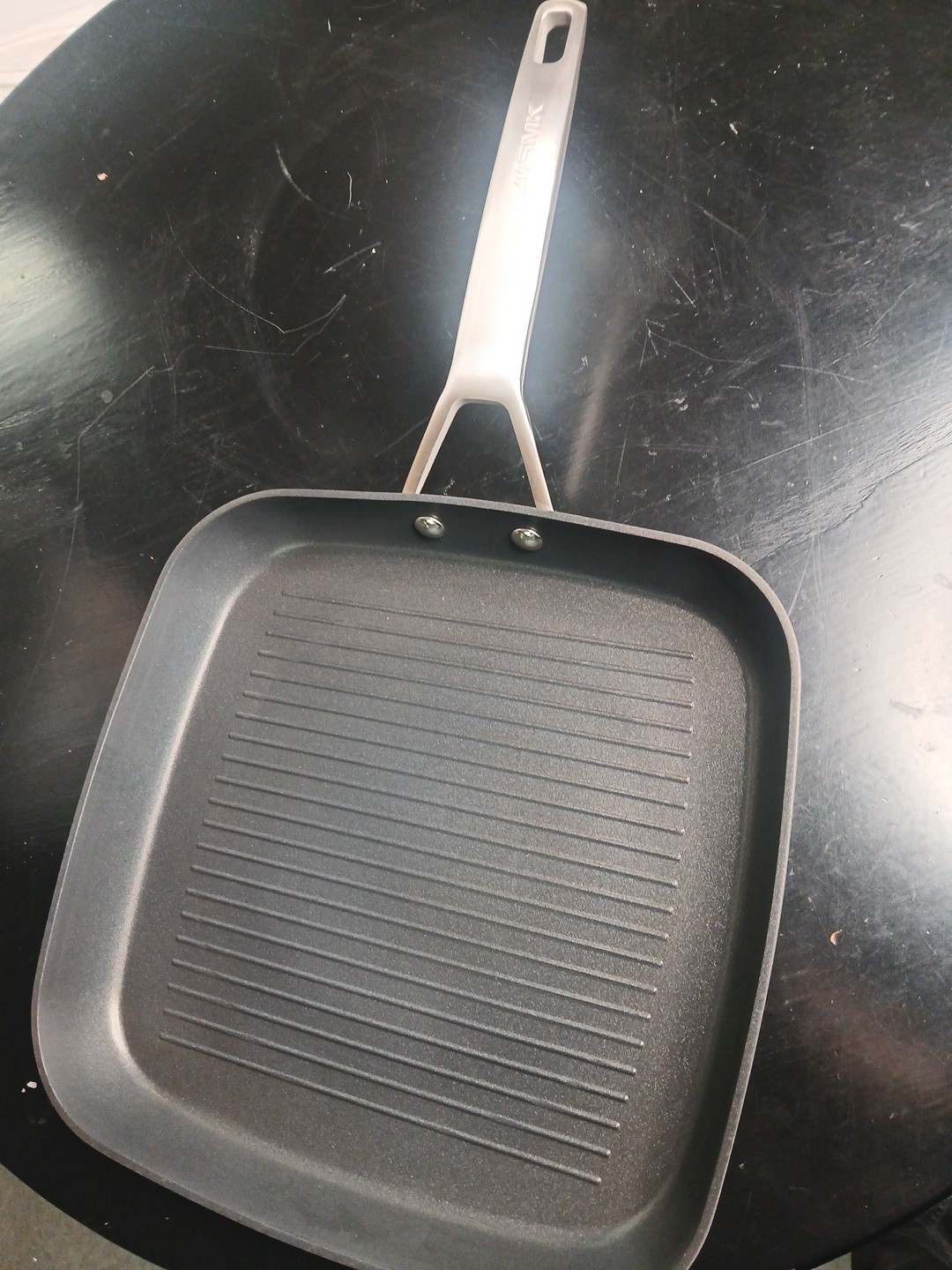 Square Grill Pan with Lid, 11 Inch Titanium and Ceramic Nonstick Grilling Sk…