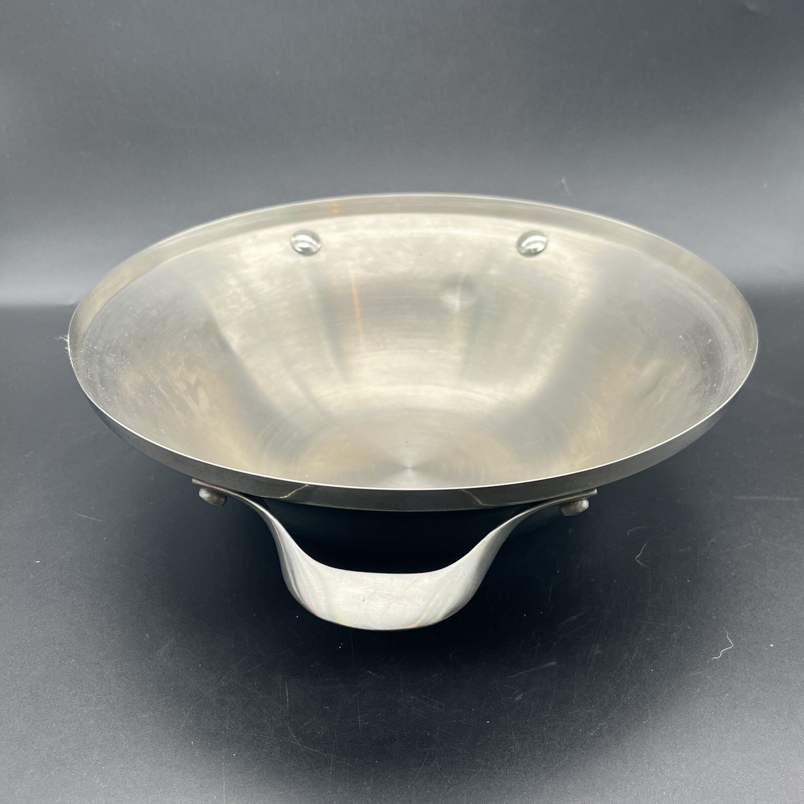Calphalon Stainless Steel 11.25″ Double Boiler Insert # 104 Wok Pot 2 Handles