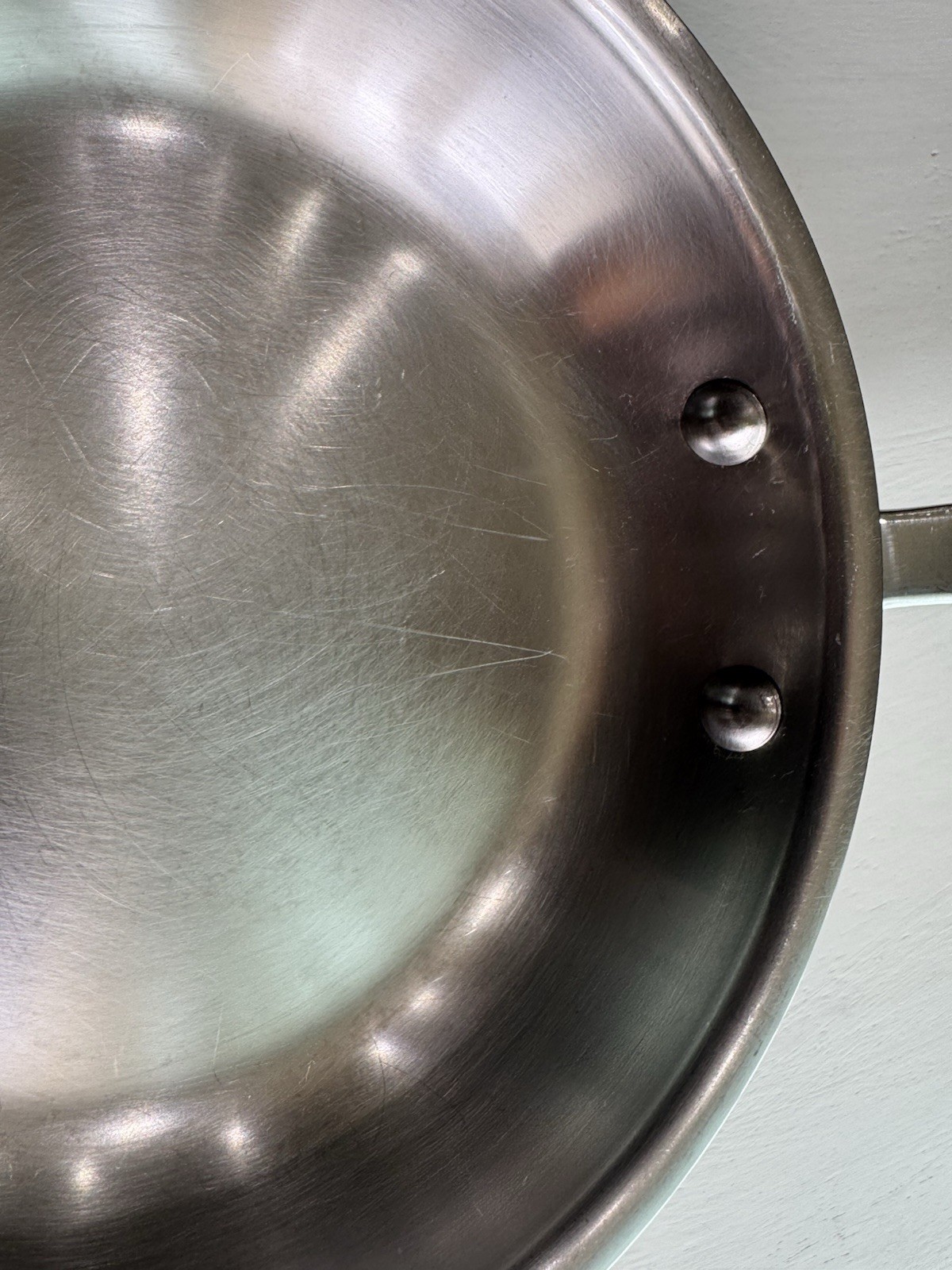 ALL-CLAD METALCRAFTERS Made in USA 8 Inch Copper Core Skillet Stainless Fry Pan