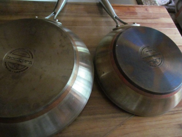 *2 Technique Clad Tri-Ply Stainless Steel Sauté Pan 11″ & 10″ Fry Pans