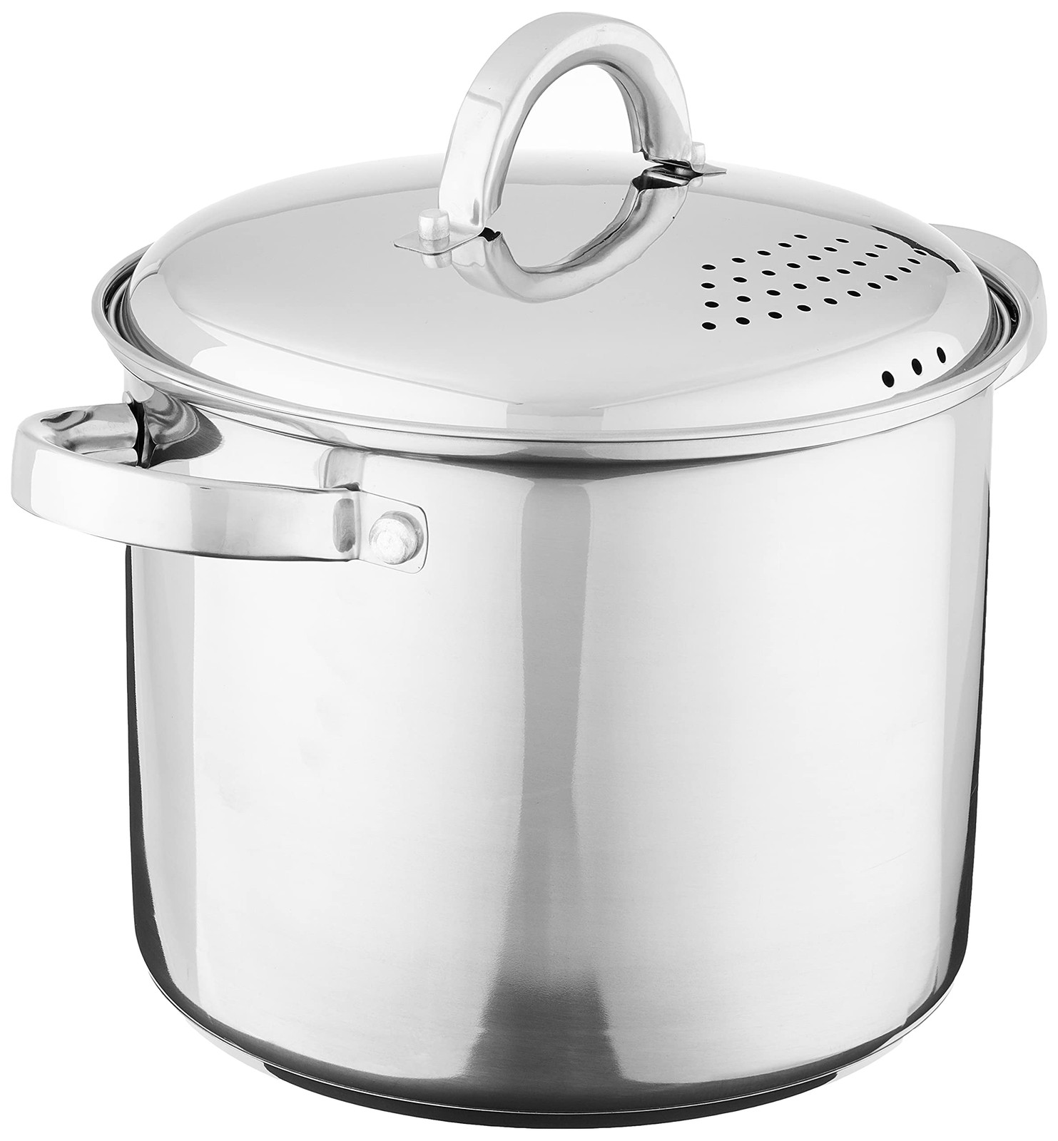 Oster Sangerfield Stainless Steel Cookware 5-Quart Pasta Pot w/Steamer & Stra…