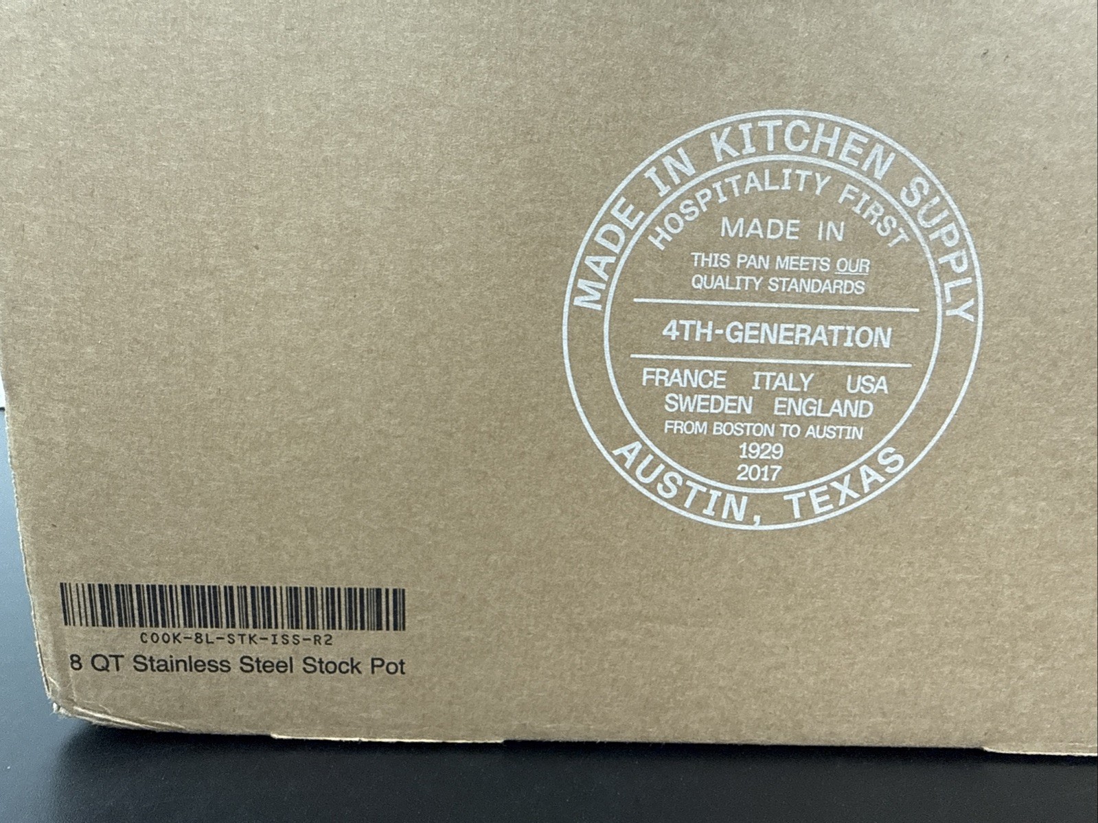 Made-in 8 Quart Stock Pot with Lid – Stainless Steel NIB