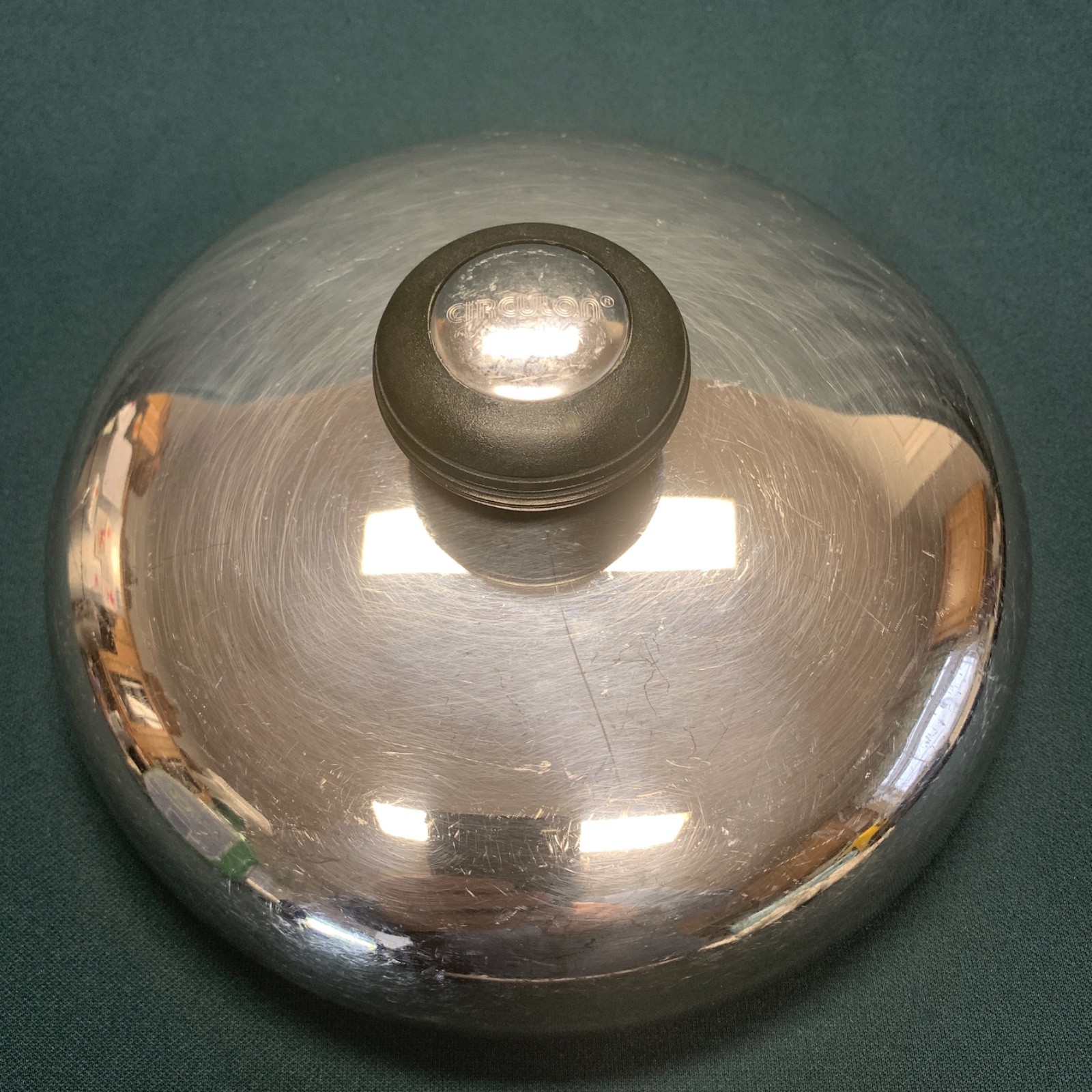 CIRCULON 8 INCH STAINLESS STEEL DOME LID SMALL COOL TOUCH KNOB