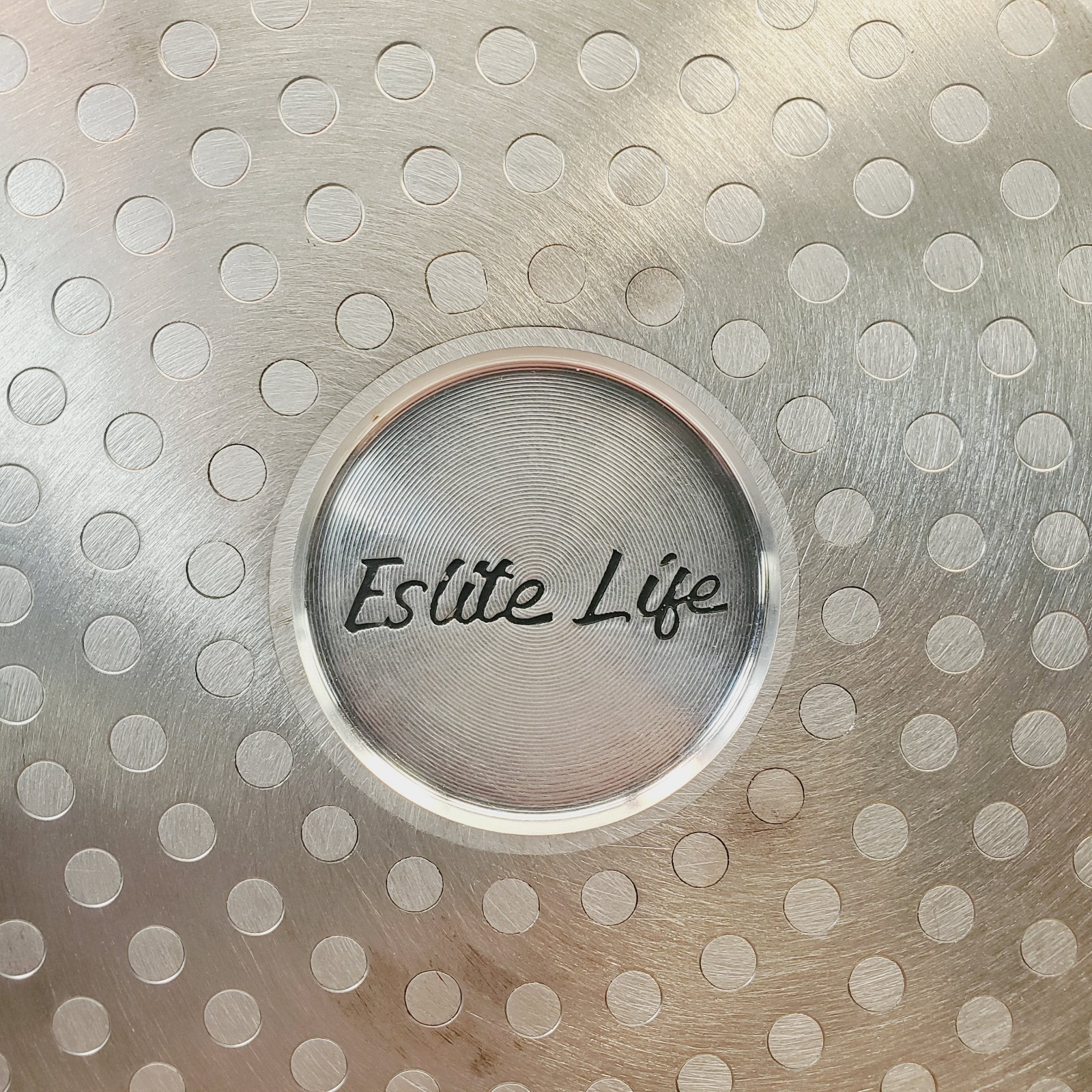 ESLITE LIFE Nonstick Grill Pan for Stove Tops Granite Coating 9.5″ Square