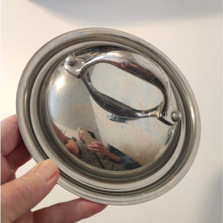 Stainless Steel Replacement Saucepan Lid 6 1/8″ inner rim 7″ outer rim