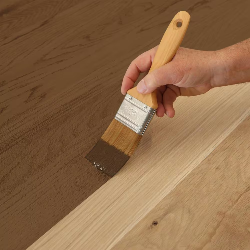 BEHR Dark Walnut Transparent Fast Drying Water-Based Interior Wood Stain 1 Qt.