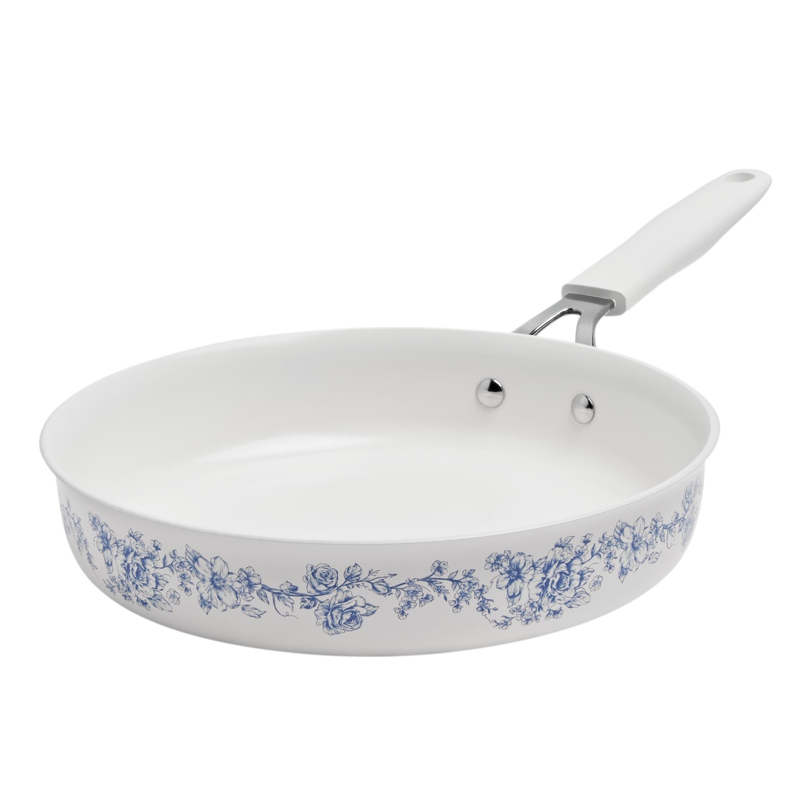 The Pioneer Woman 12-Piece Classic Ceramic Cookware Set, Agatha Blue