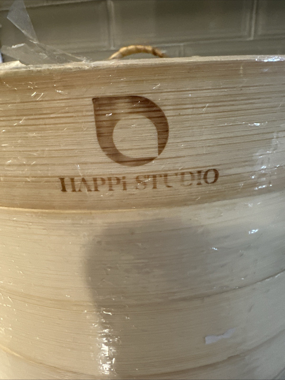 Happi Studio 10″ Handmade 2 Tier Bamboo Steamer New