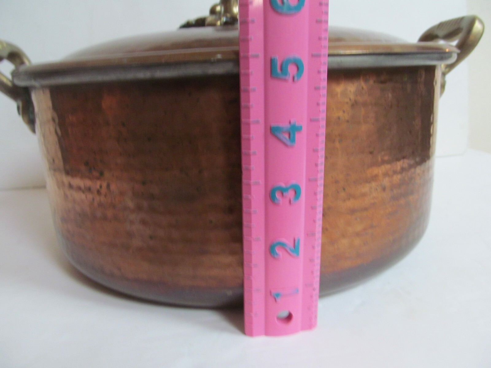 Cu Artigiana Copper & Brass Italian Hand Made Pot & Lid Michael’s range Mushroom