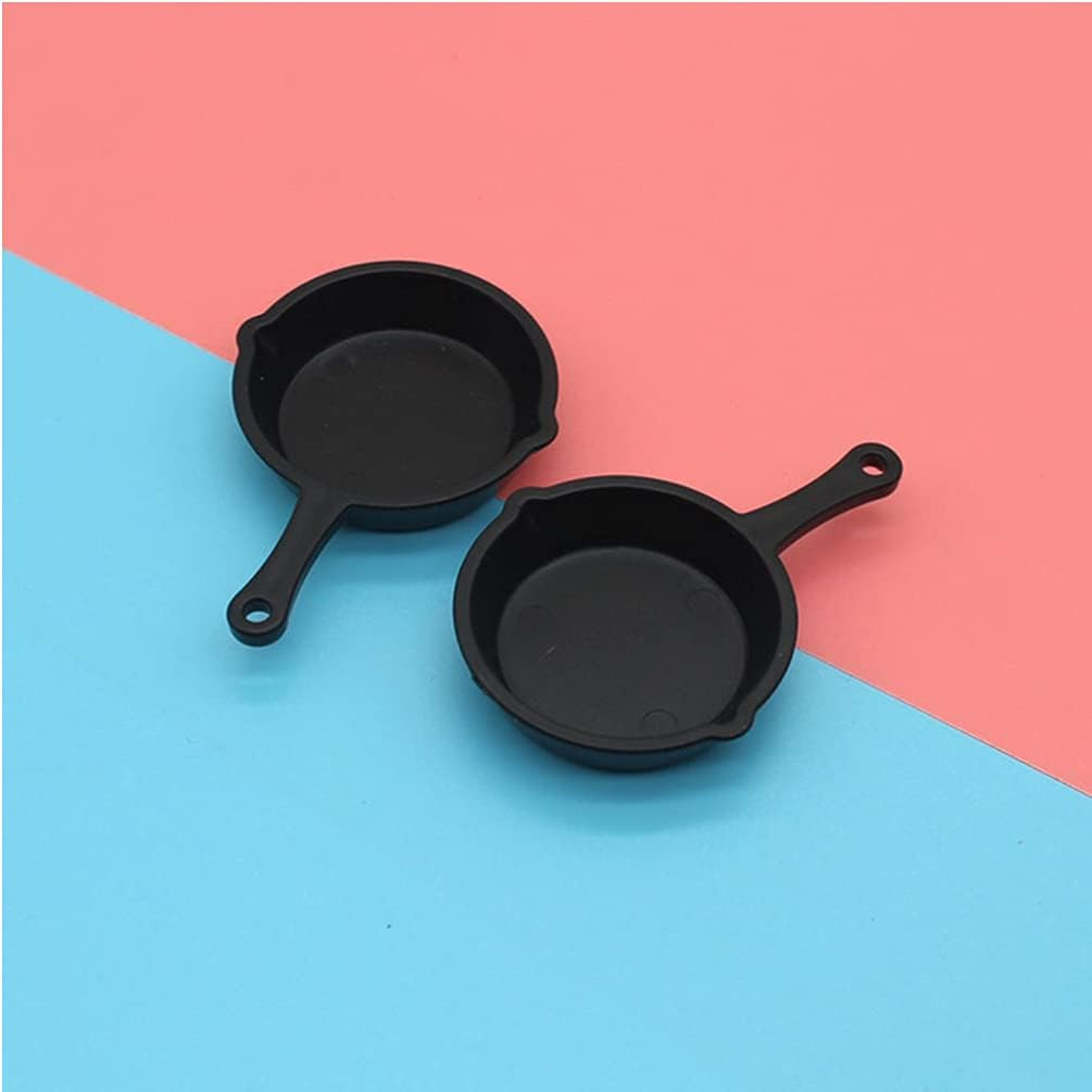 10Pcs Miniature Skillet Mini Cast Iron Skillet Small Frying Pan Set for Baked Co