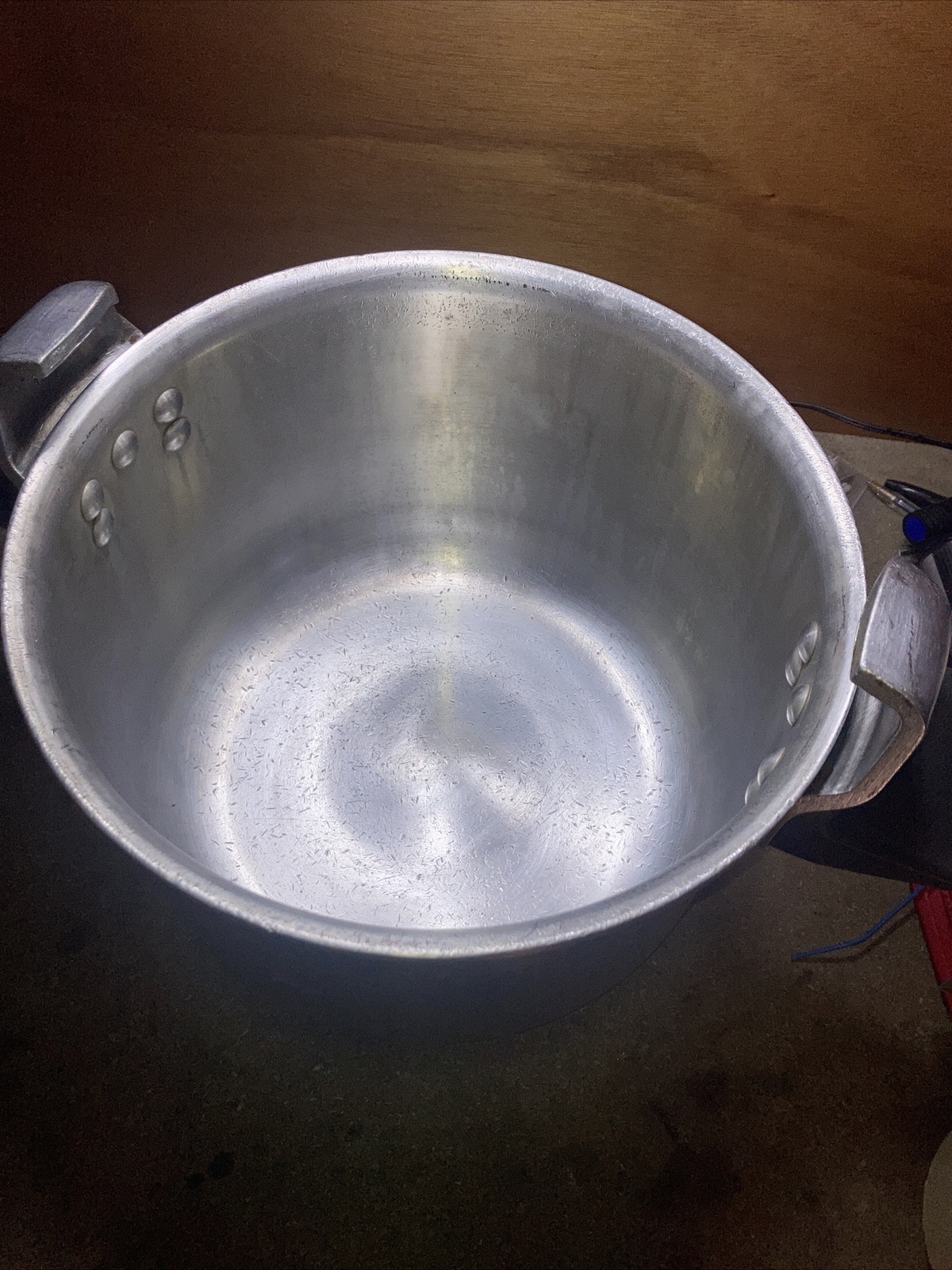(D15) Antique Casserole Minute SEB 8 Liters Aluminum Vintage