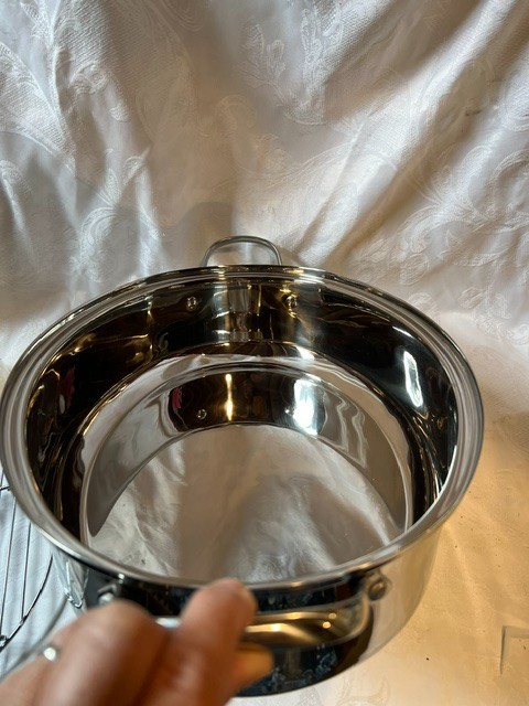 Gourmet Buffet Stainless Steel Ex.Large Oval Roaster with steamer rack