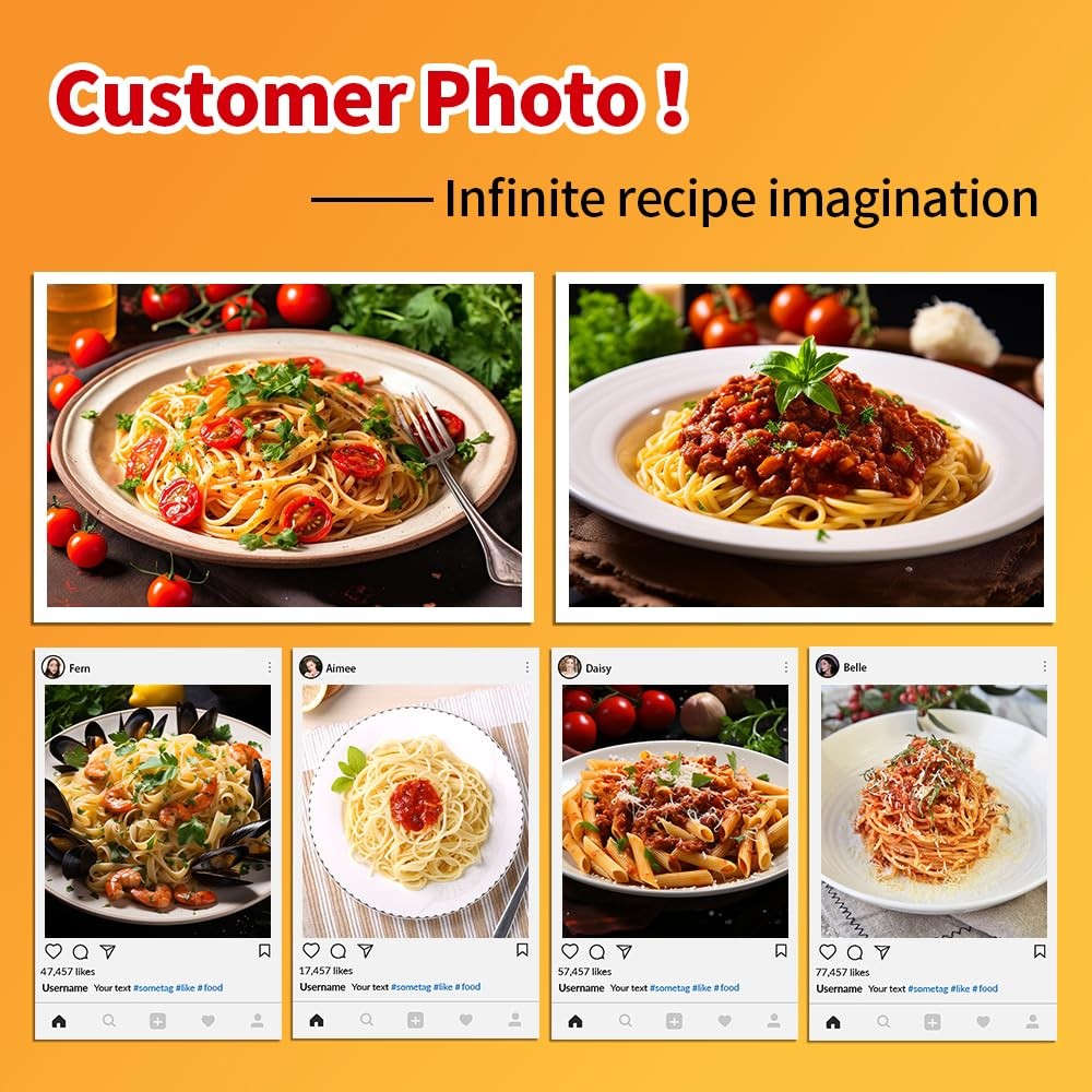 Microwave Pasta Spaghetti Cooker Pot with Strainer Lid,Pasta Cooker in Microw…