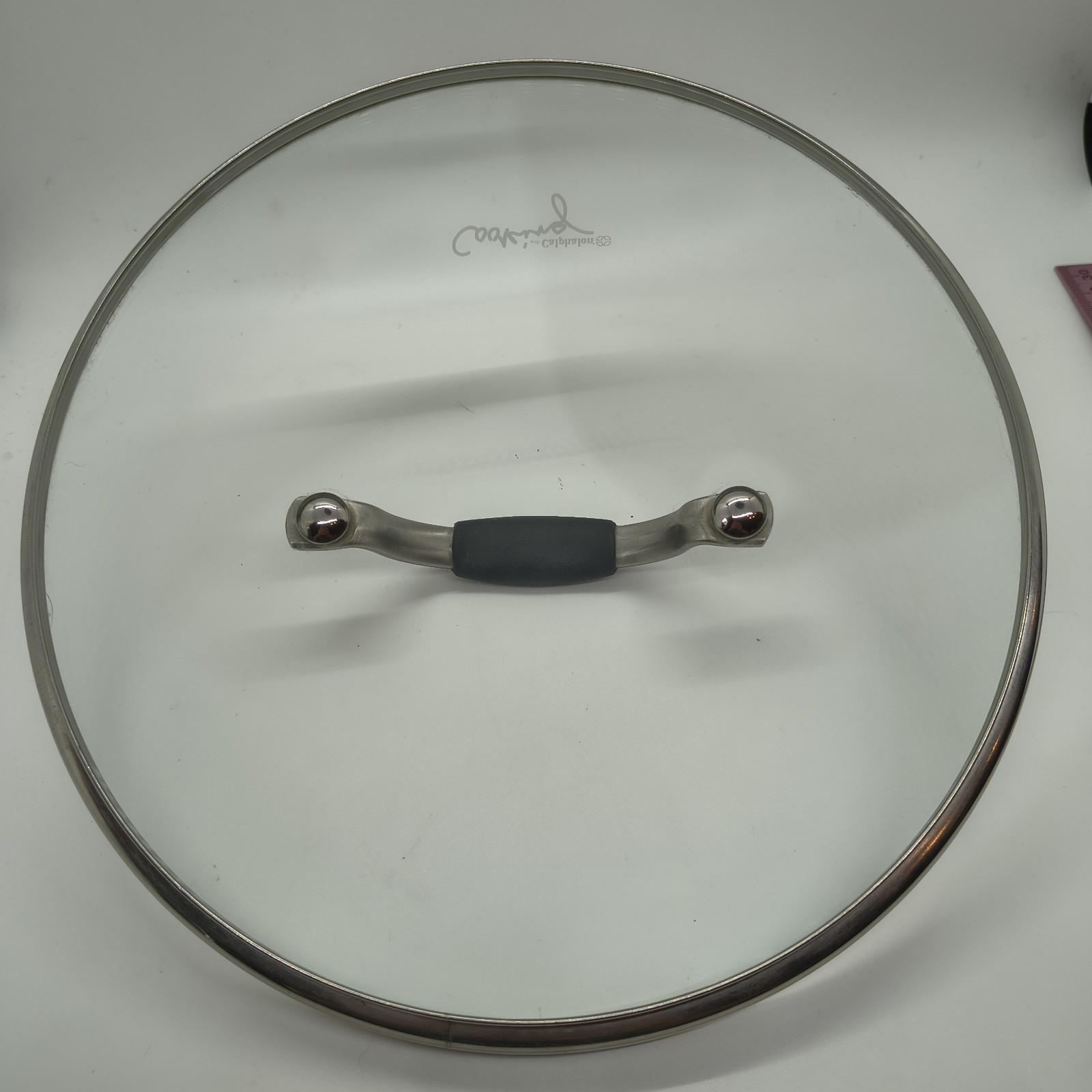 Cooking With Calphalon Glass Stainless Steel Lid Only For Sauce Pot 8.5″ Inside