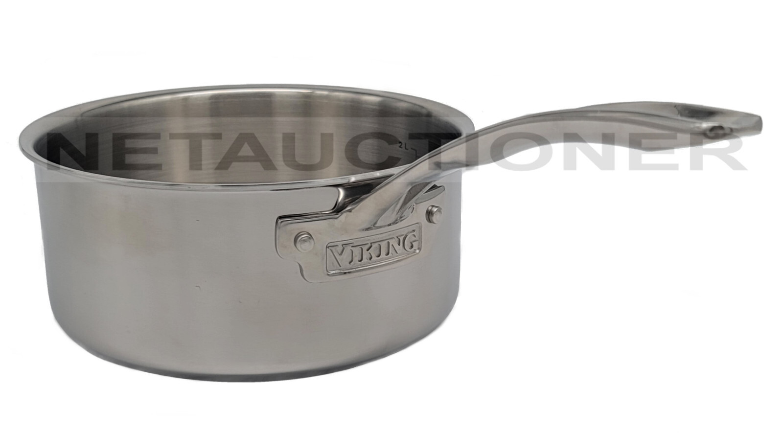New Viking 3-Ply Stainless Steel 3 Quart (2.8 Liters) Sauce Pan / Pot Cookware