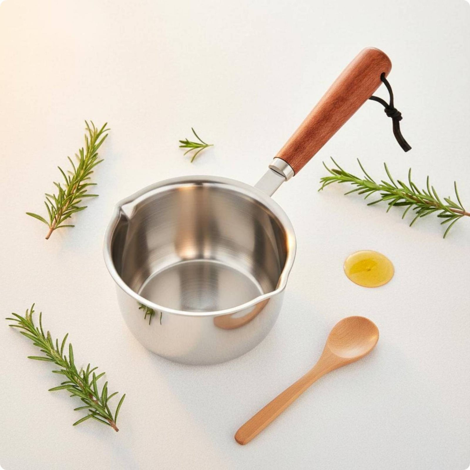 Oil Pot Rust-Resistant Small Saucepan for Kitchen