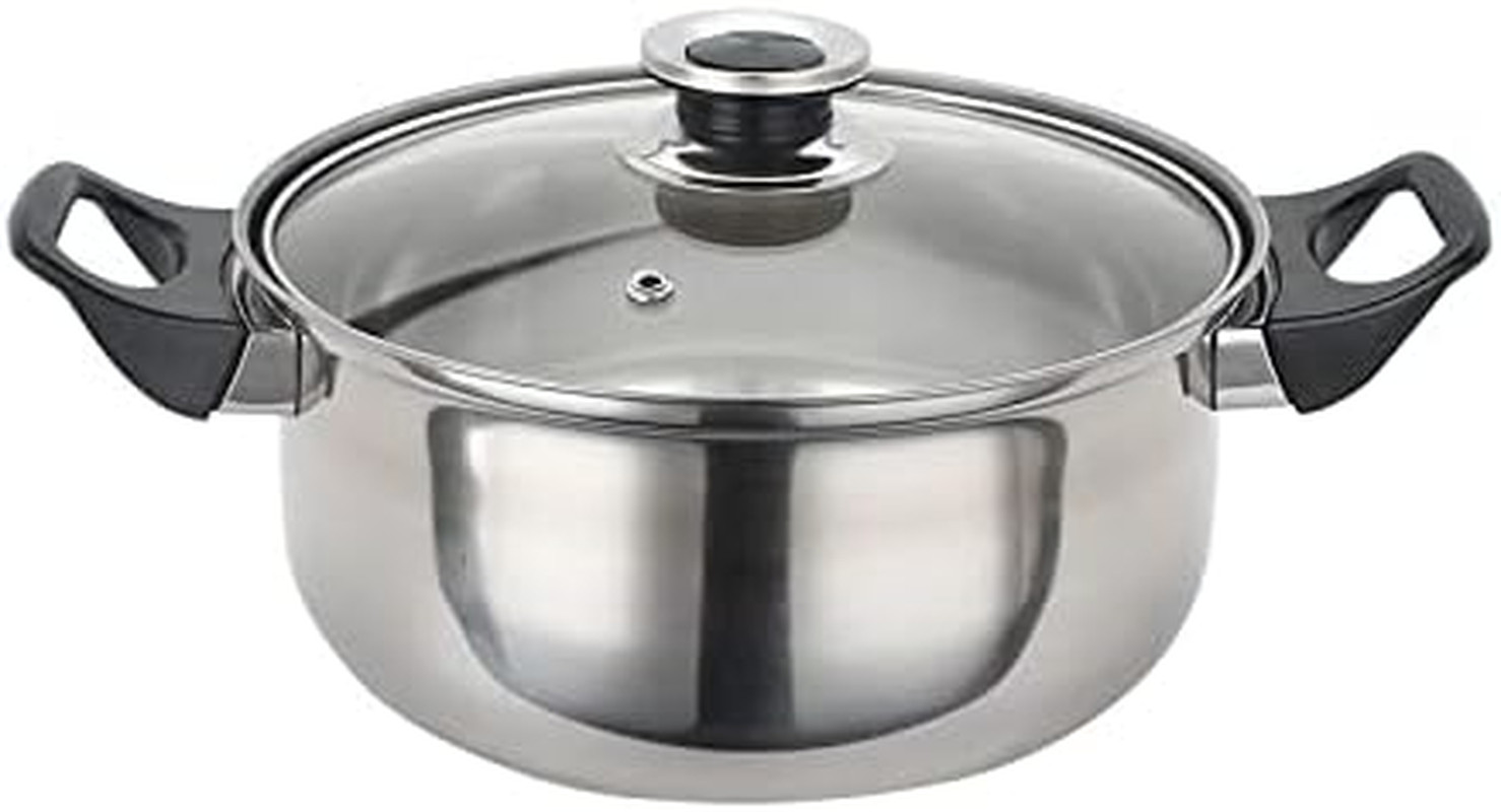 12-Piece Stainless Steel Cookware Set – Durable & Stylish Silver