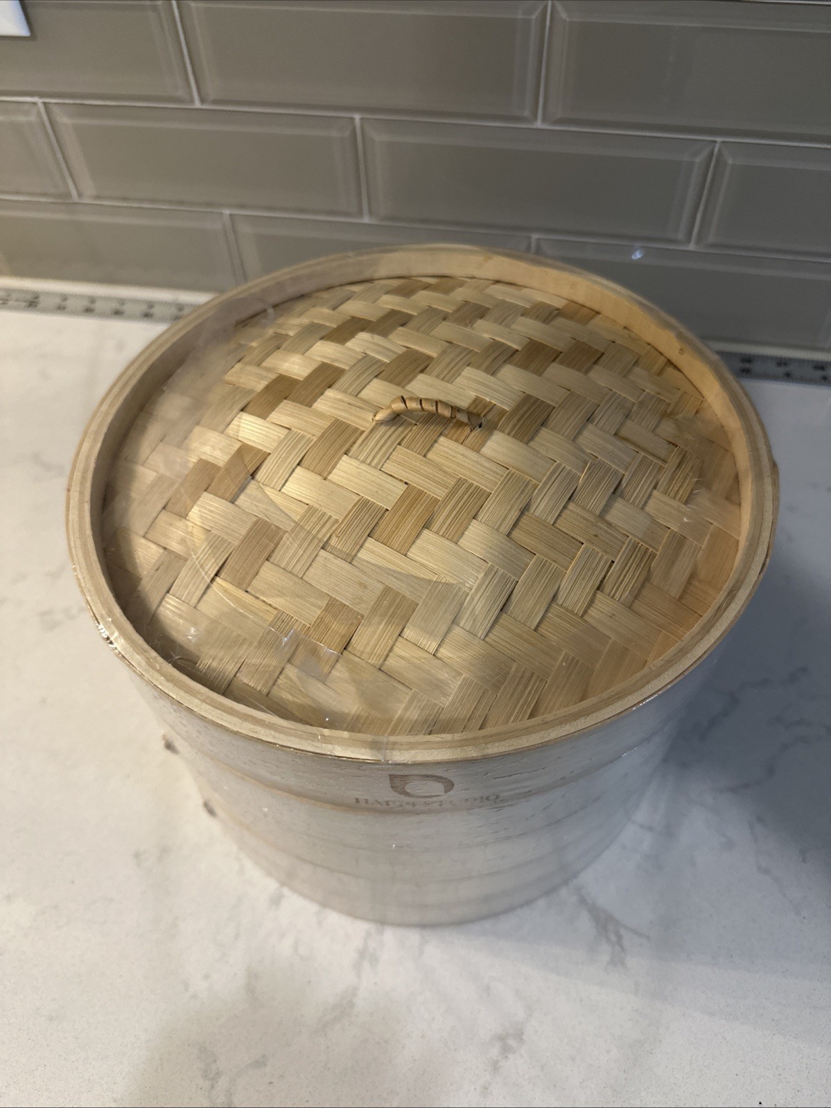 Happi Studio 10″ Handmade 2 Tier Bamboo Steamer New