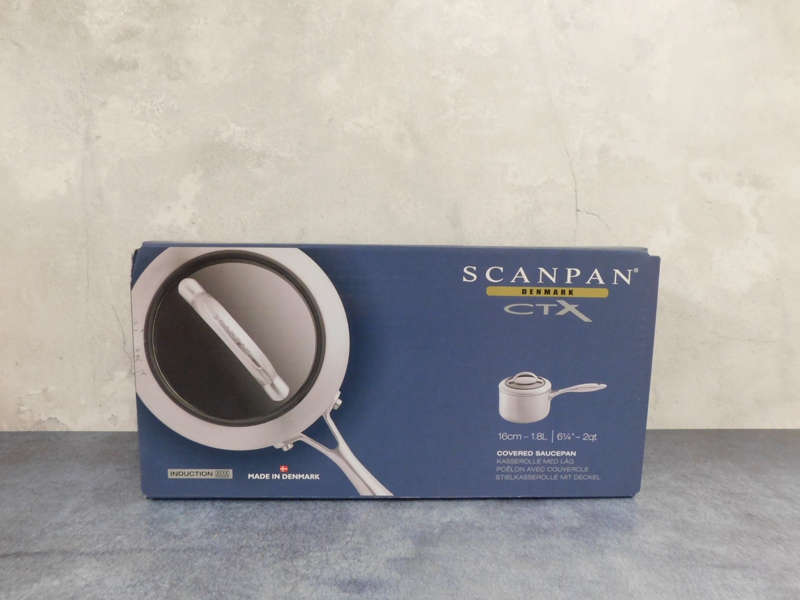 Scanpan CTX Nonstick Induction 2 Quart Covered Saucepan – New