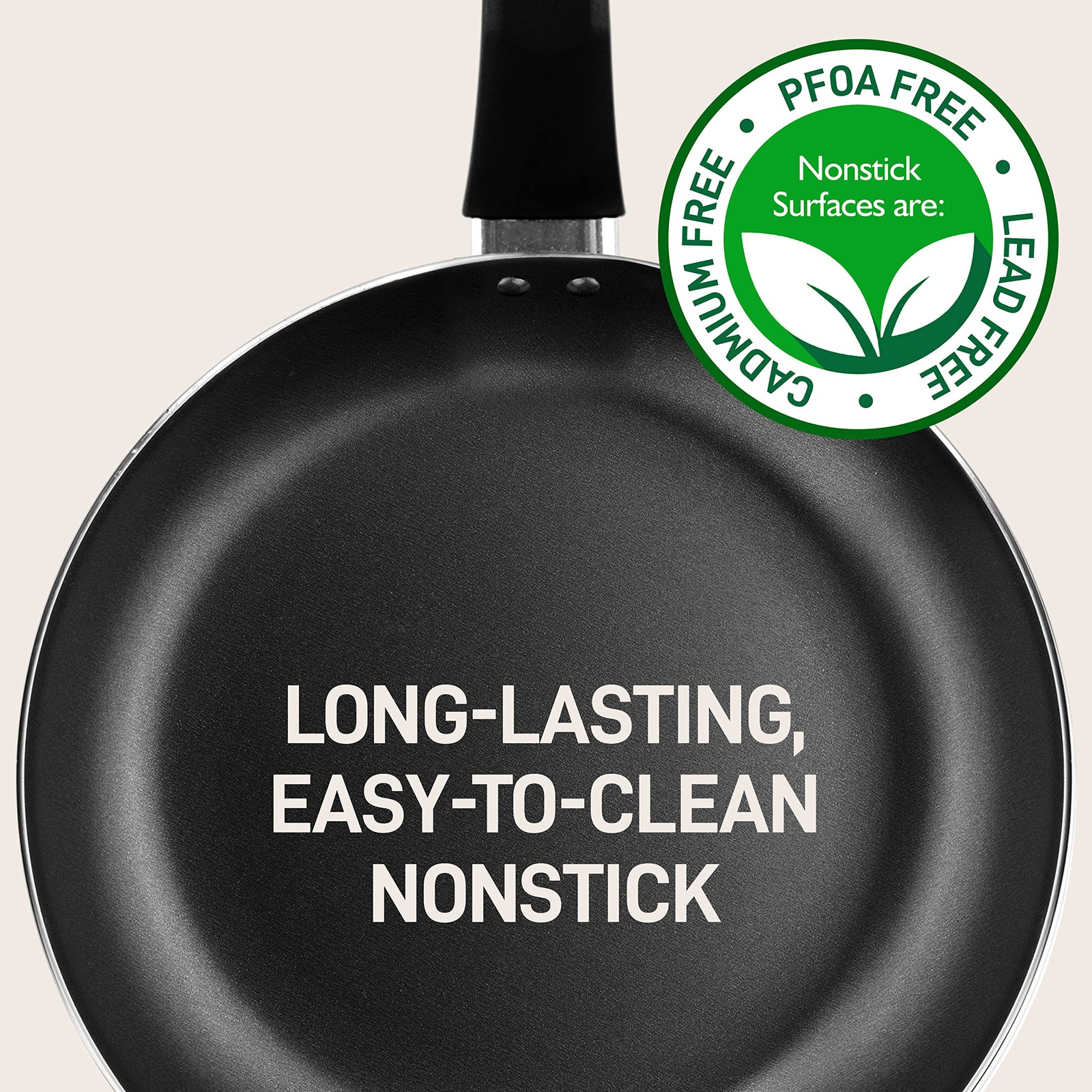 Nutrichefkitchen 13-Piece Nonstick Kitchen Cookware Set -Ptfe/Pfoa/Pfos Heat