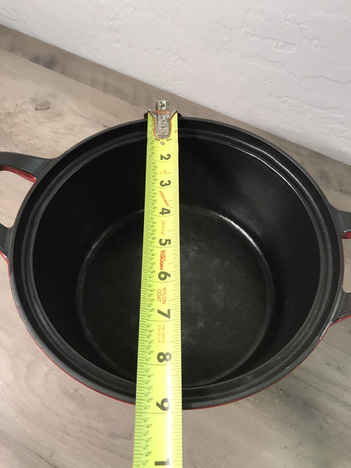 STAUB Cast Iron 2.5 qt Braiser with Glass Lid Dutch Oven Cherry Red 9”