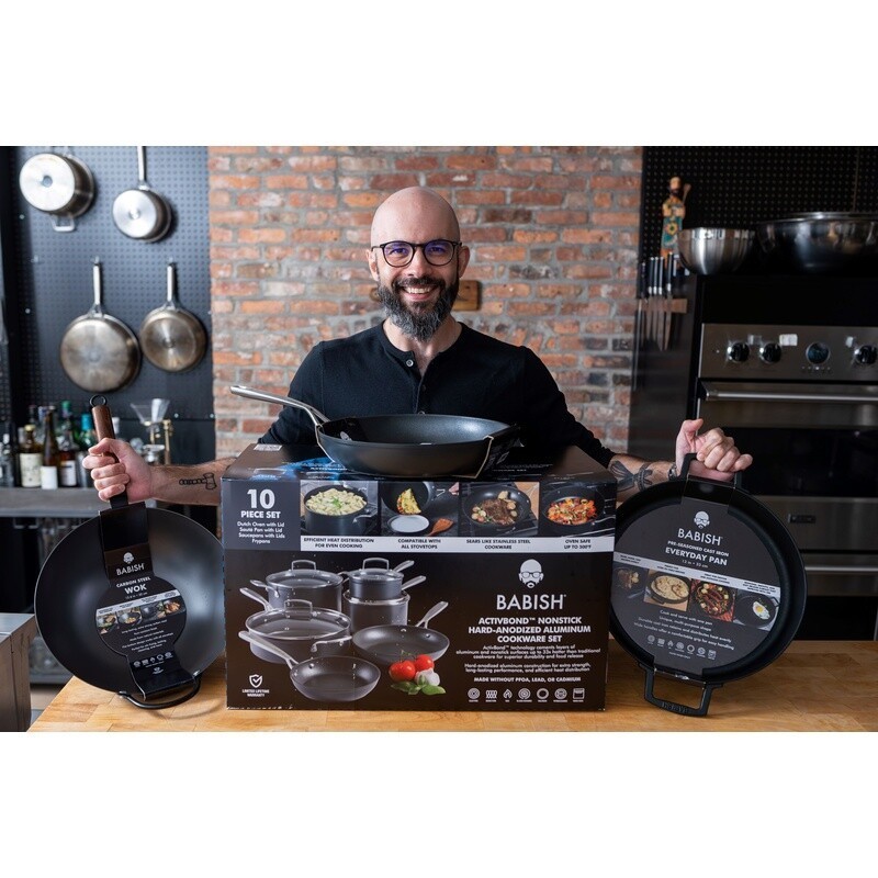 13 Inch Carbon Steel Wok Induction Safe Nonstick Rust Resistant Heavy Gauge New