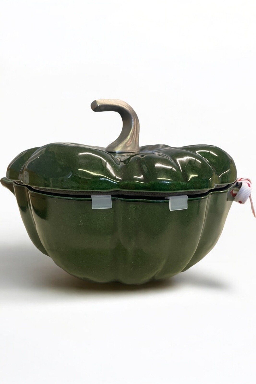 Rare Staub Green Basil Pumpkin, 3.5 Qt Cast Iron BNIB. Perfect Gift!