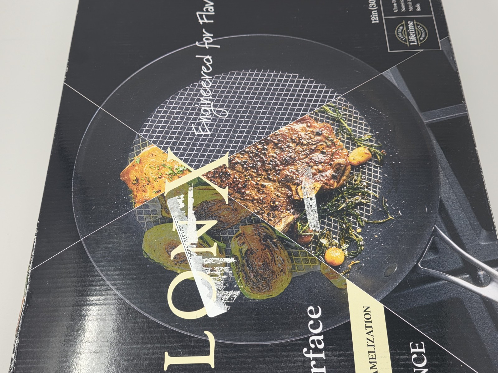 Anolon X Hybrid Nonstick Frying Pan with Helper Handle, 12″ Exclusive SearchTech